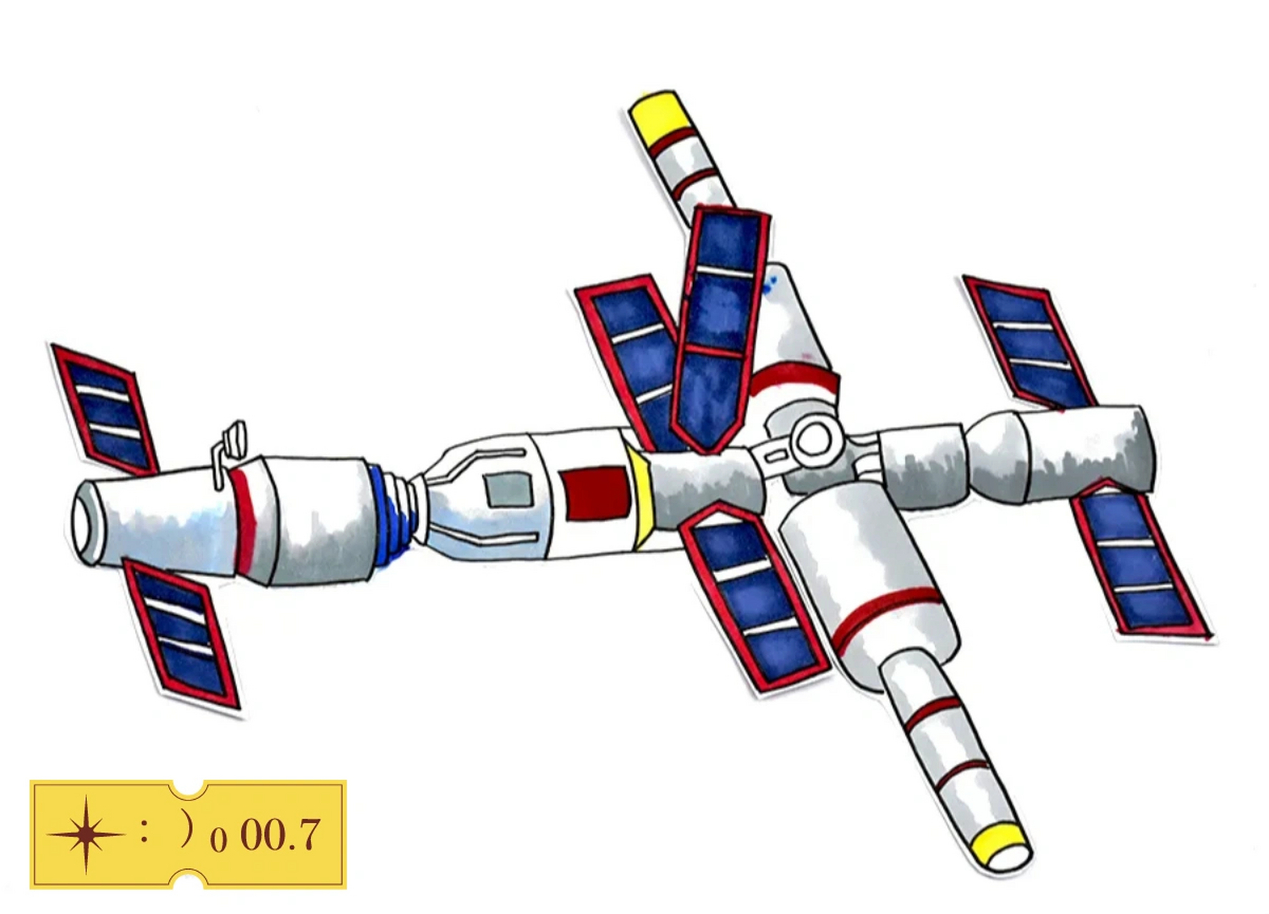 儿童画教学,共筑航天新时代教学 了解神州十二号飞船的新闻讯息与相关