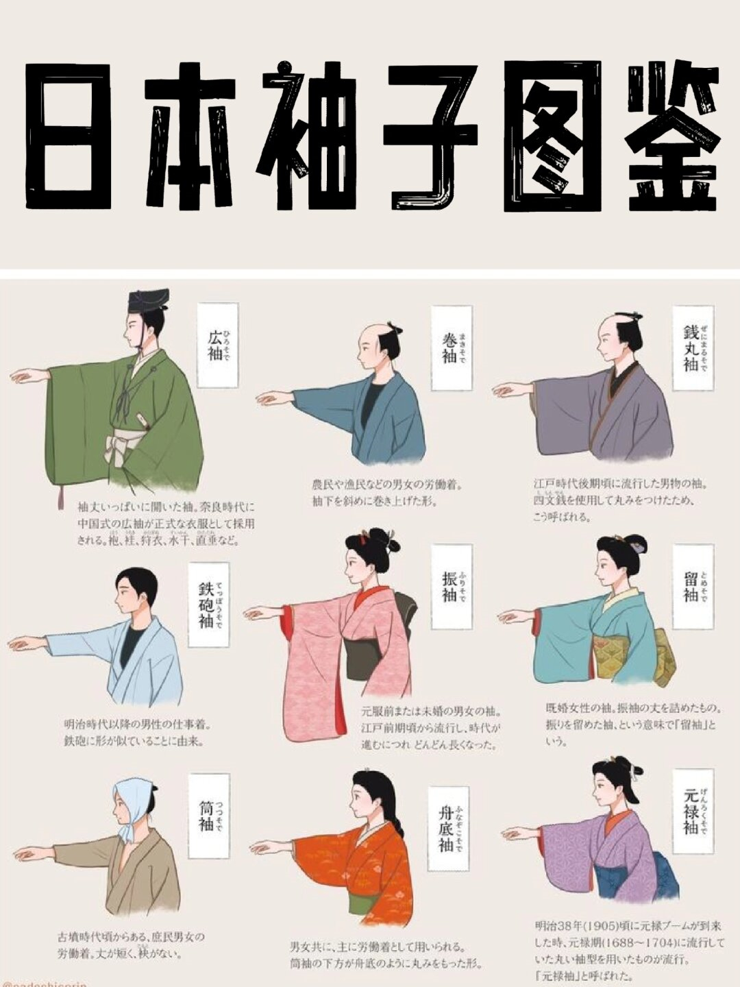 日本古代服饰男图片