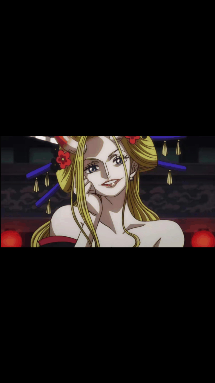 gif创作人#  海贼王1020集:山治被黑玛利亚暴打,他被迫向罗宾求救