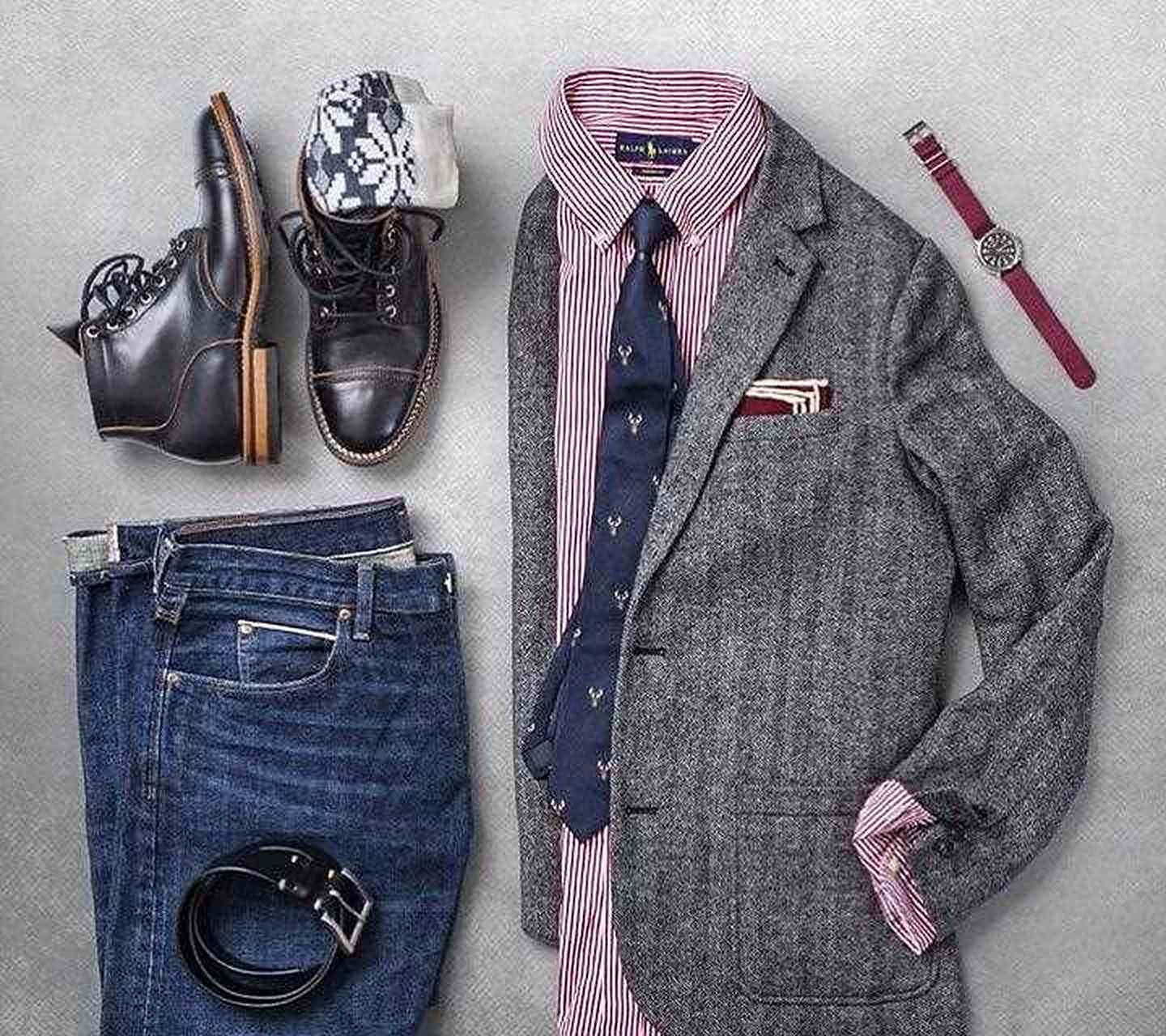 时髦的男士,花领带搭配衣服,超帅![鸡蛋]