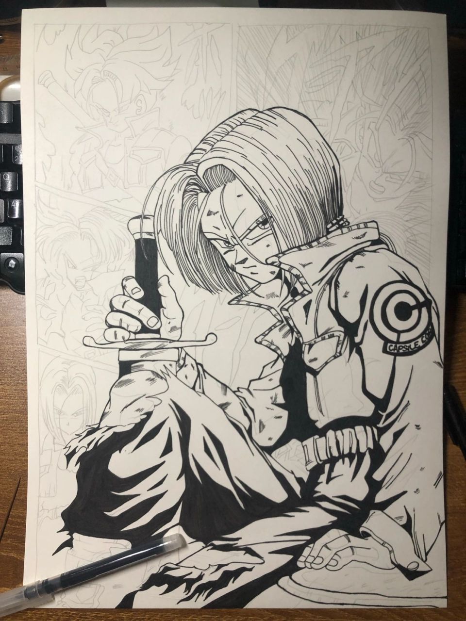 马克笔手绘,特兰克斯原创.