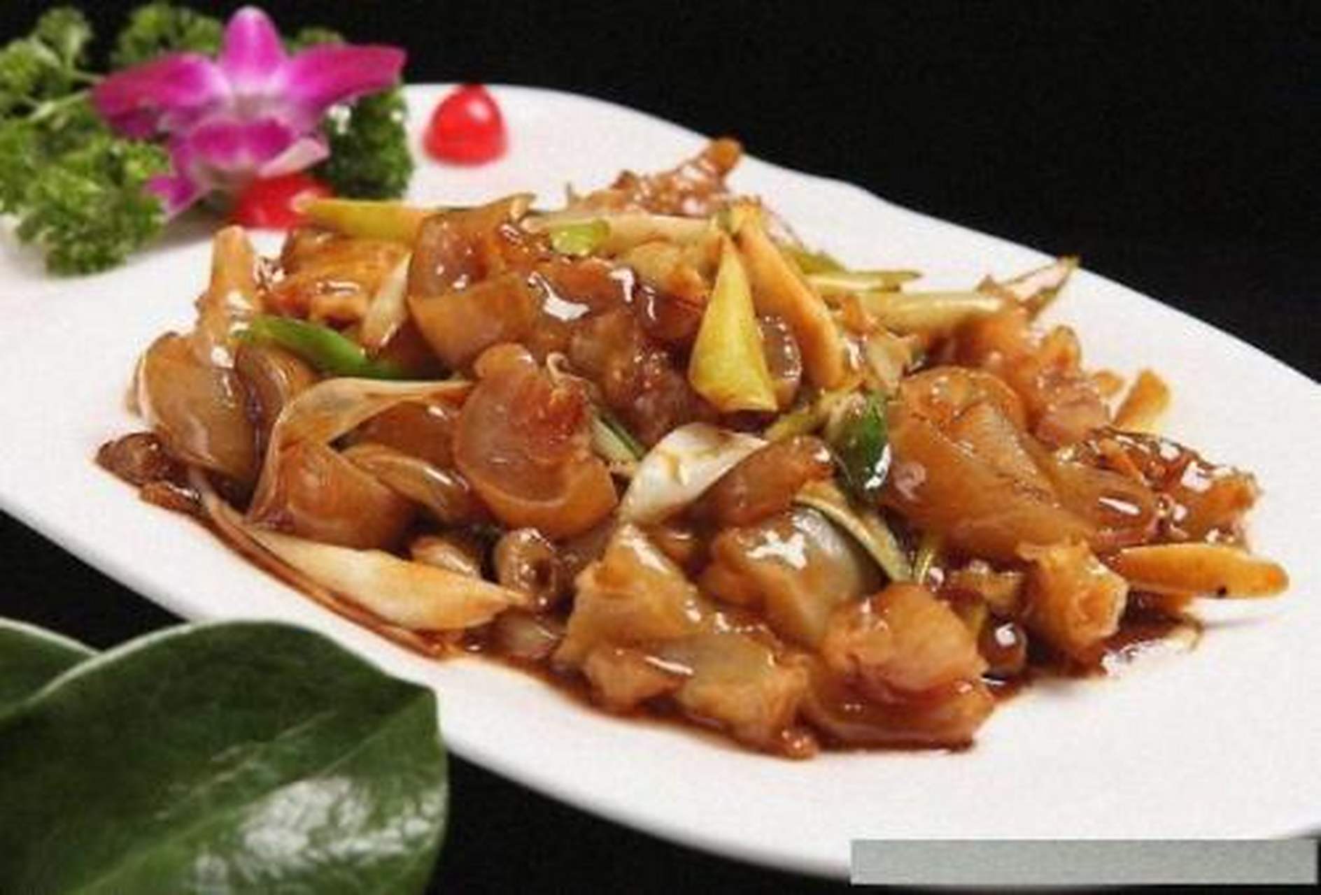 美食教程#葱烧蹄筋:这是一道比较典型的传统鲁菜,因为蹄筋其实本身是