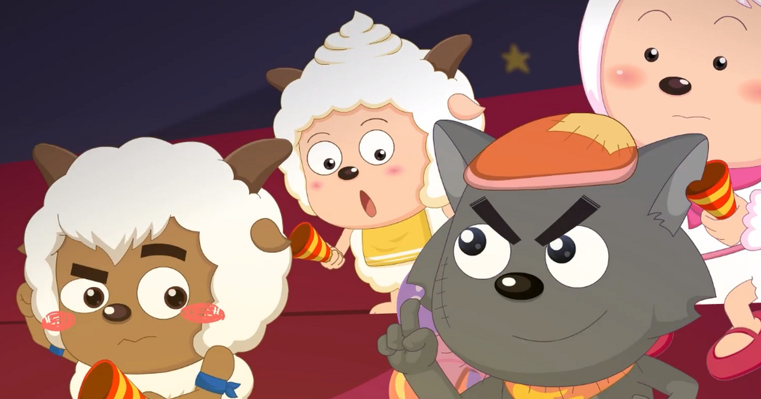 喜羊羊与灰太狼# #二次元mcn官方# 今天是灰太狼的生日哦,这一眨眼就