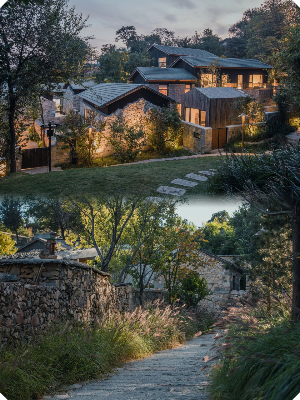泰安山乡后院·野有院民宿,隐居在泰山九女峰的一个石头村落.