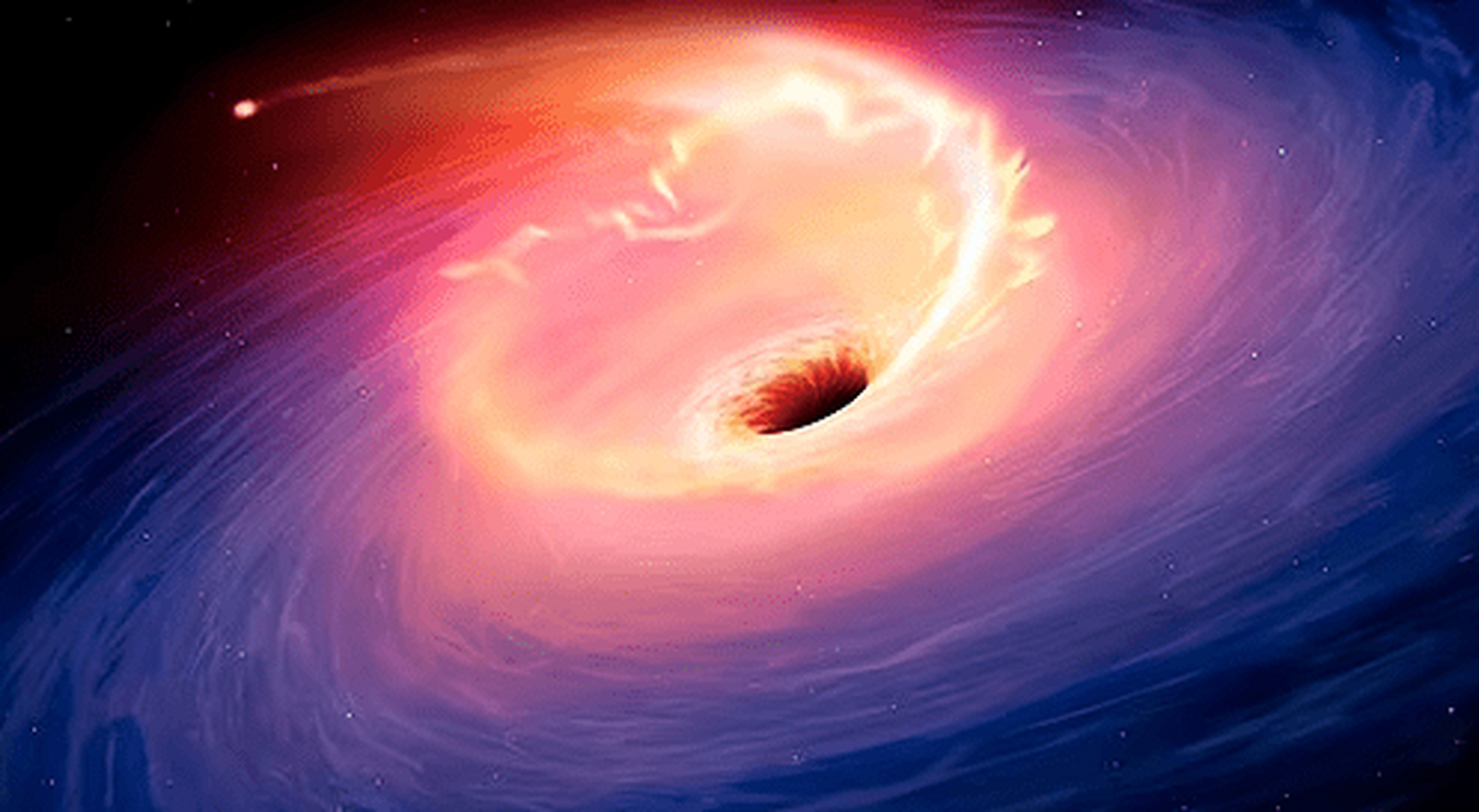 史上最强最亮宇宙爆炸:超大黑洞"恐怖芭比"正撕裂巨大恒星  他表示,超