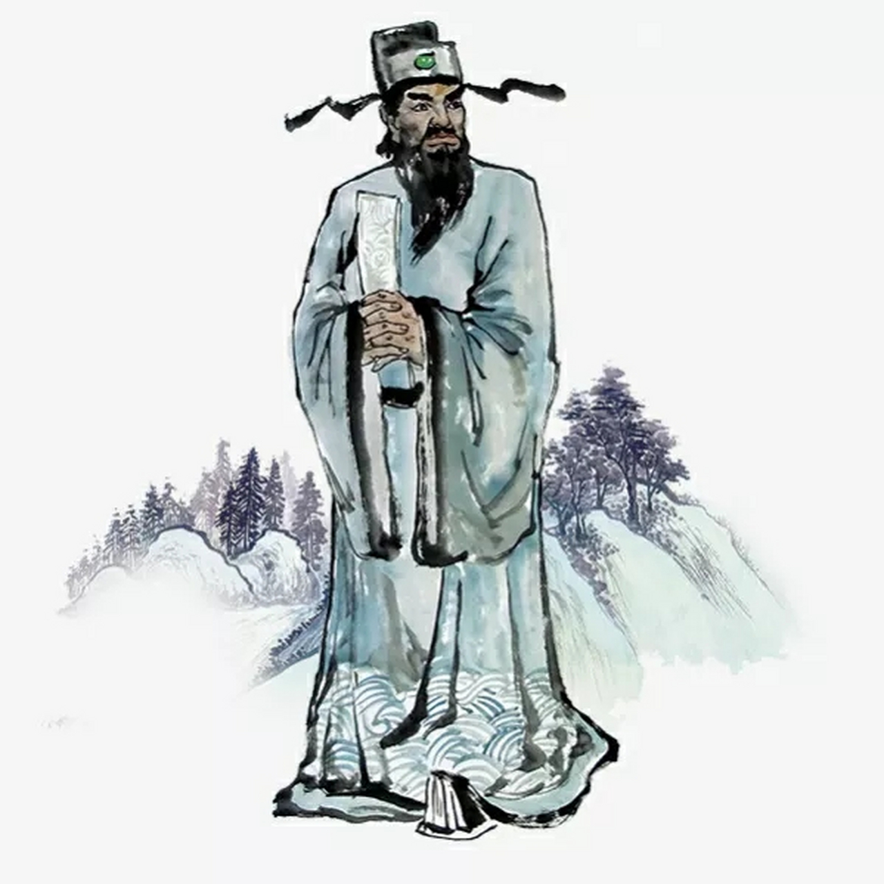 包拯,当过天章阁待制和龙图阁学士,因此被人称"包待制","包龙图",民间