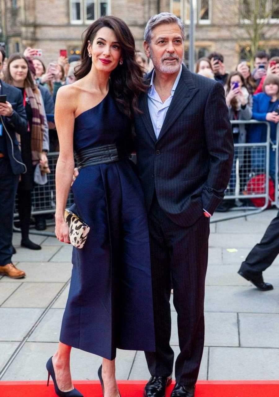 乔治和阿玛尔·克鲁尼 这对衣冠楚楚的夫妇总是给人留下深刻的印象