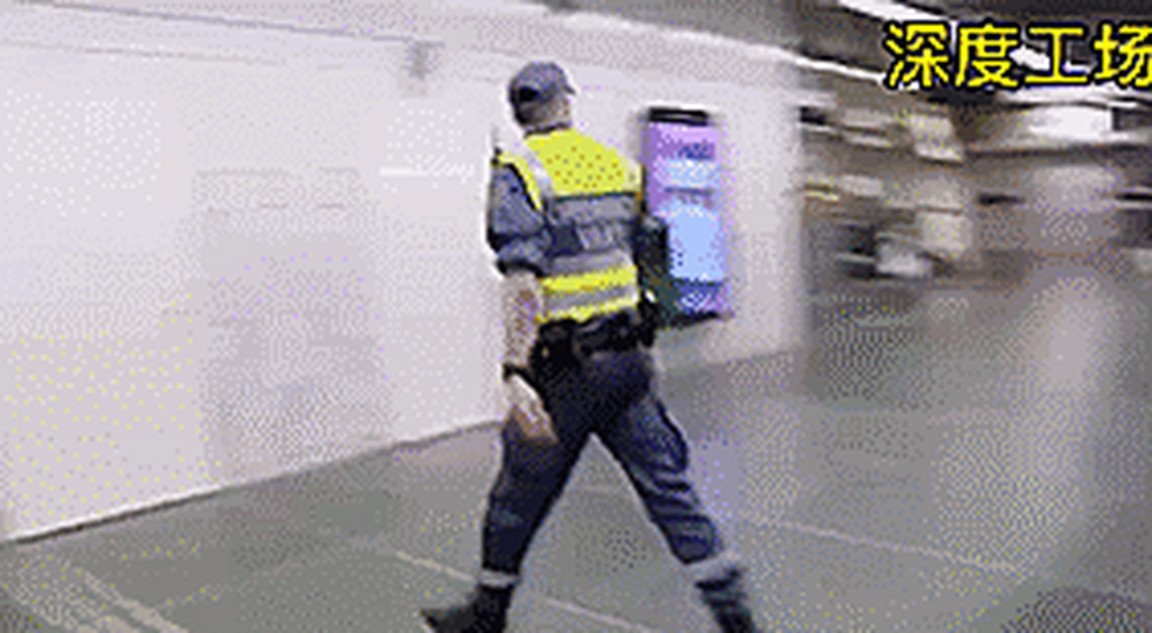 瑞典地铁保安一个人,快速放倒2名挑衅者 身手真好,瑞典地铁保安一个人