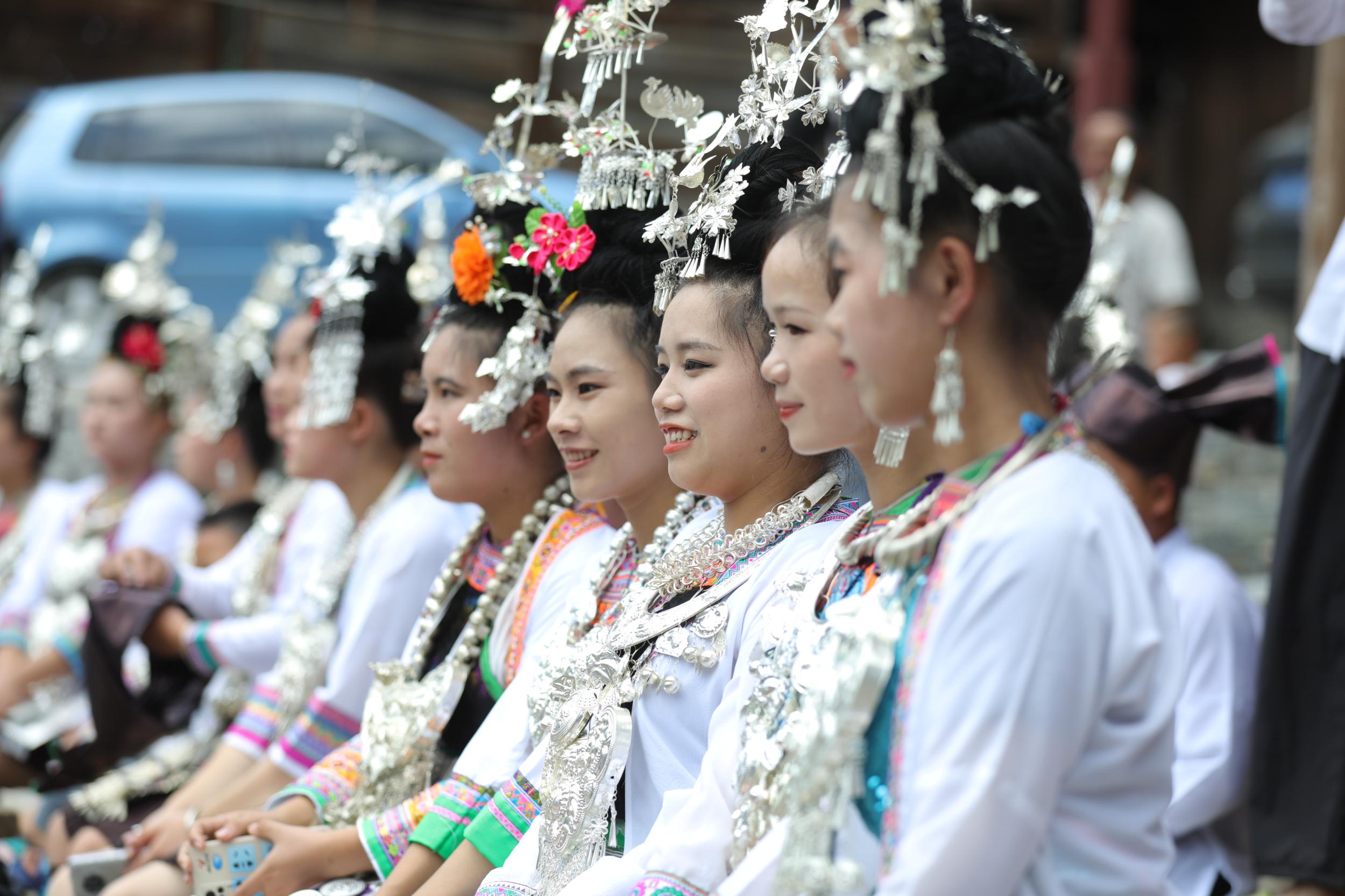 8月1日是农历六月十五,贵州省黔东南苗族侗族自治州黎平县双江镇黄岗