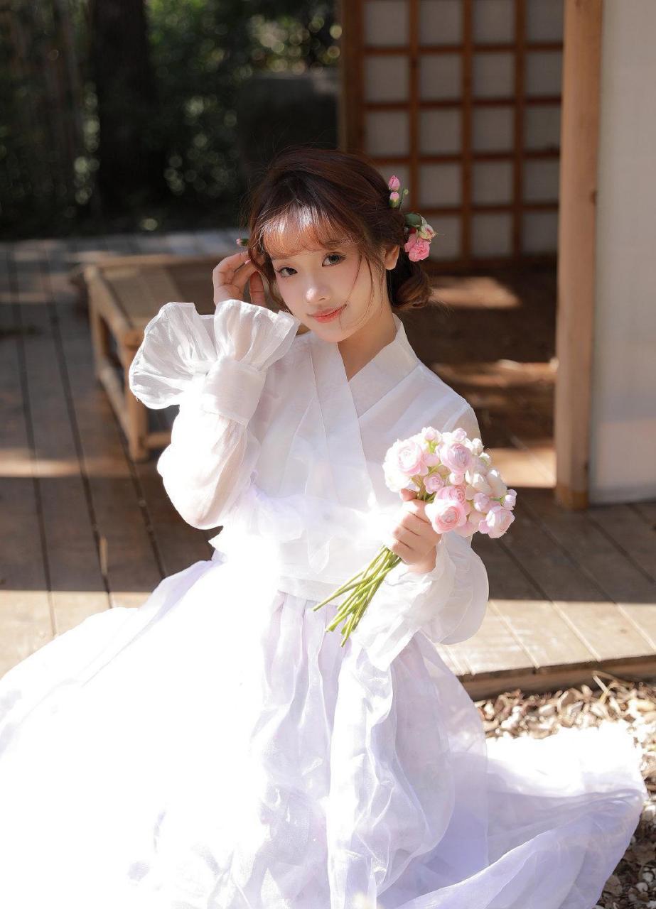 清纯唯美,朝鲜族美少女【心】