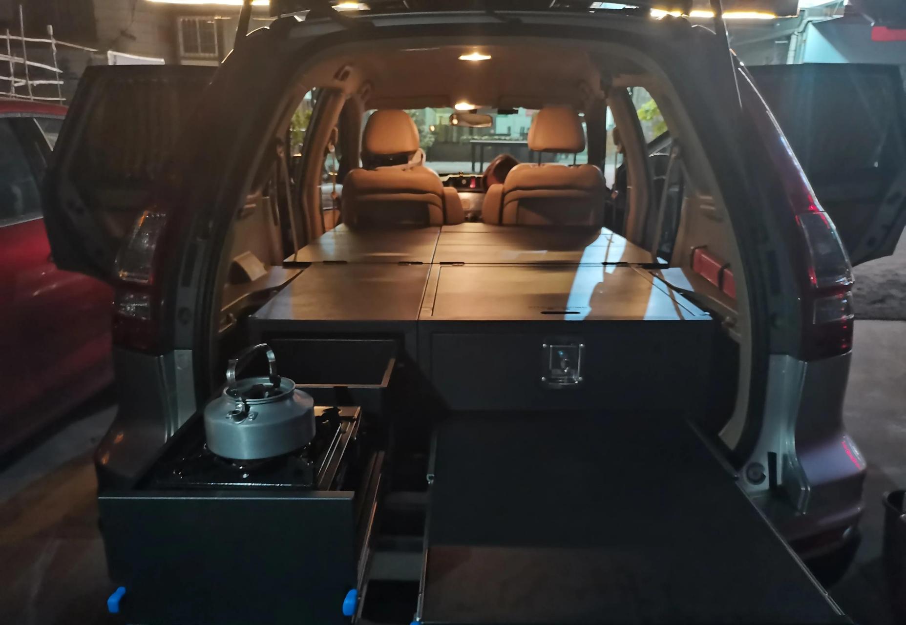 领动计划# 继续分享suv床车案例: 【本田crv】无损加装【车载露营