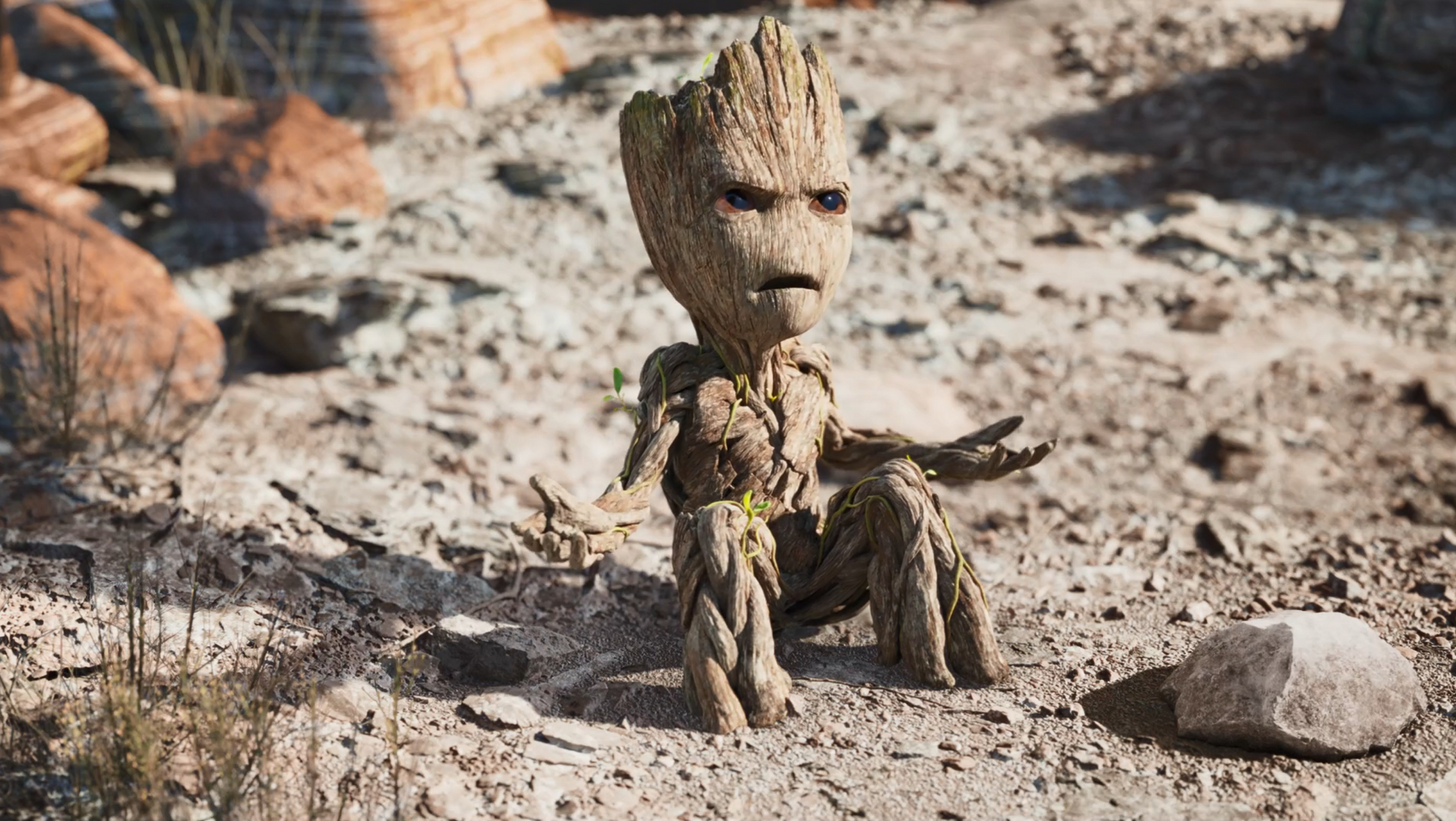 在漫威宇宙中,格鲁特出生于星球x,是树人种族的末裔.