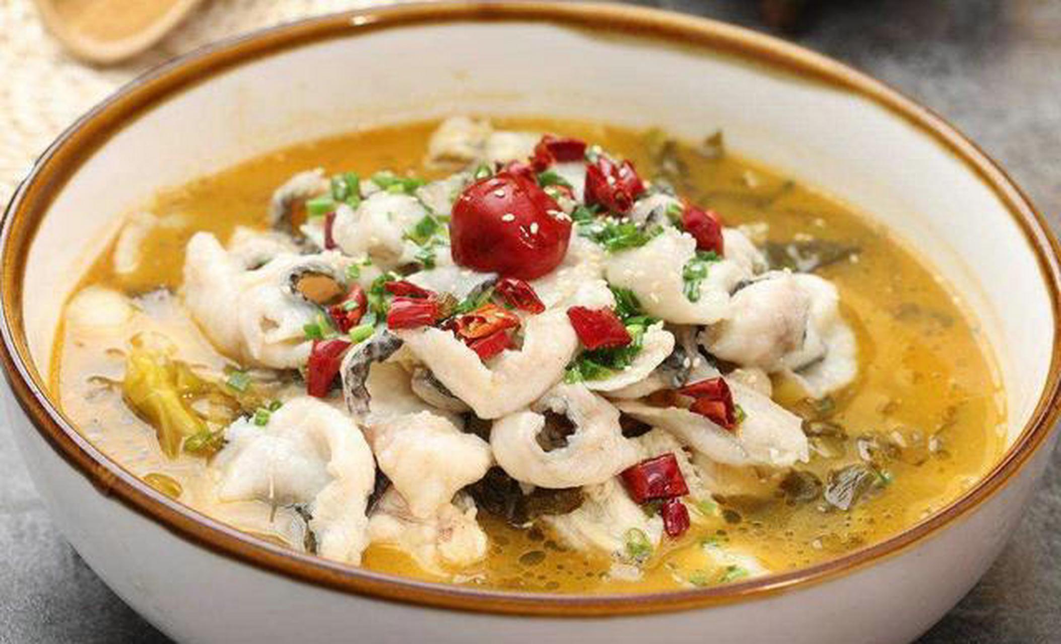 江津酸菜鱼是江津人邹开喜所创的一道佳肴.