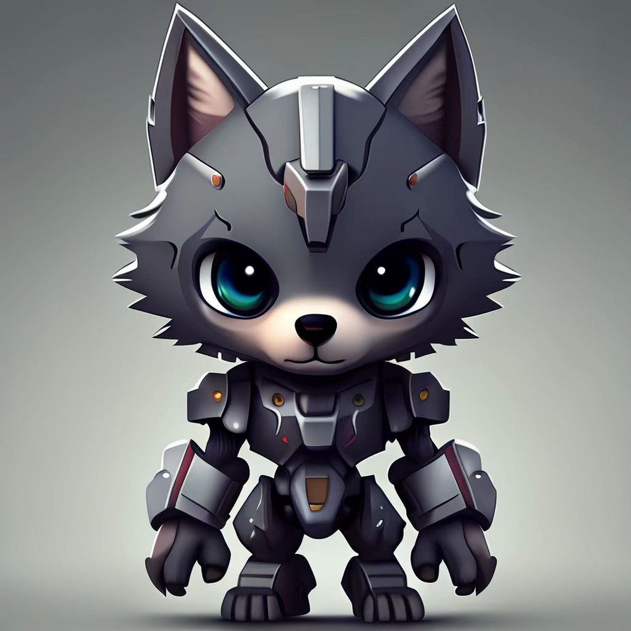 英俊威武又可爱的小小狼人,喜欢的拿走~ 来自百度涂鸦一格ai绘画