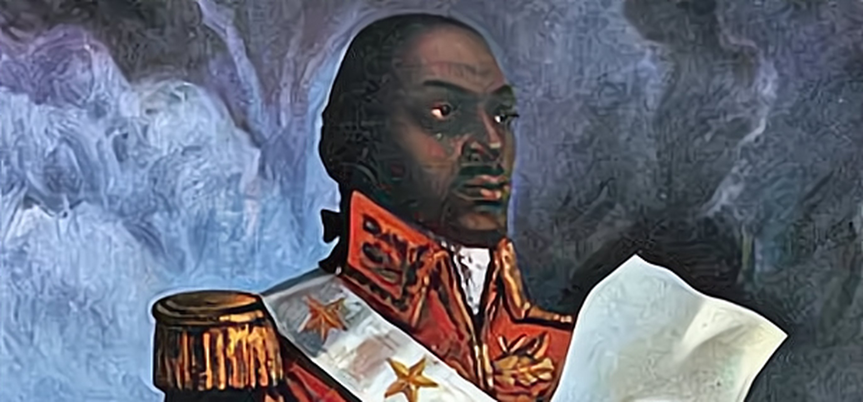 杜桑·卢维杜尔是得到上帝眷顾,同样是黑人奴隶,他相比之下显得非常