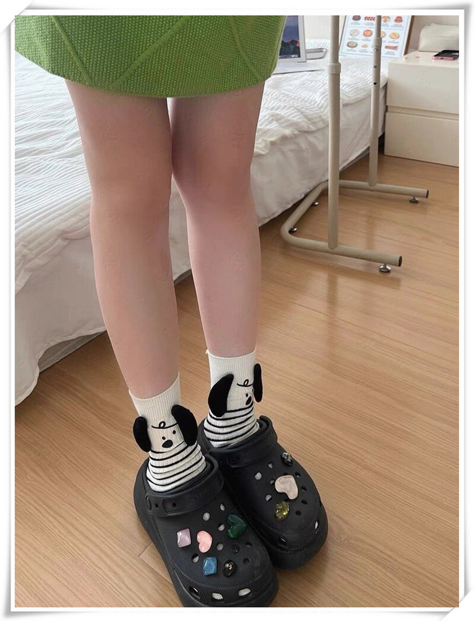 洞洞鞋的袜子控,你懂我吗?  洞洞鞋的魅力,让我无法抗拒!