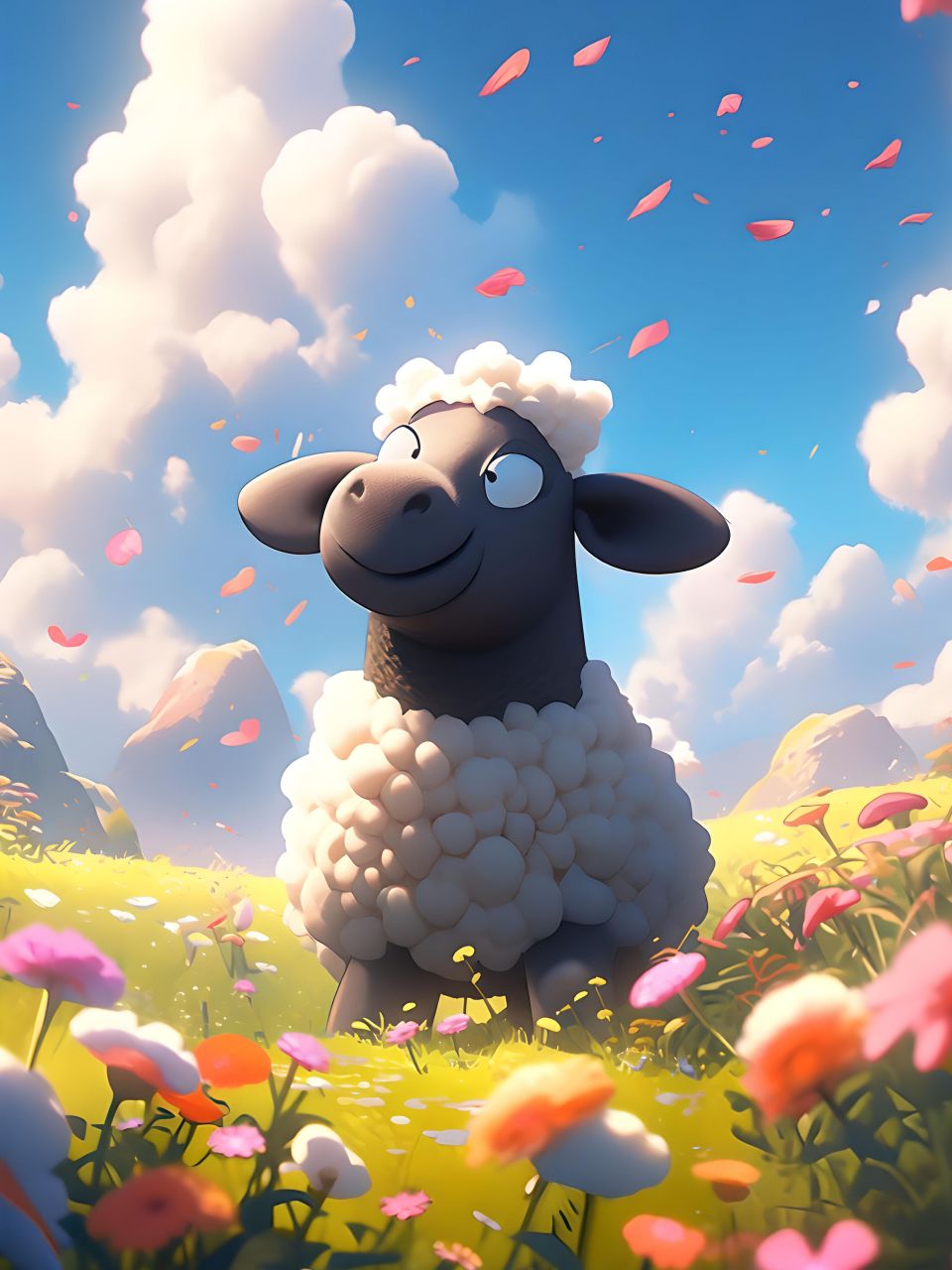 a绘58,#小羊##图片##动漫头像和壁纸##二次元##可爱