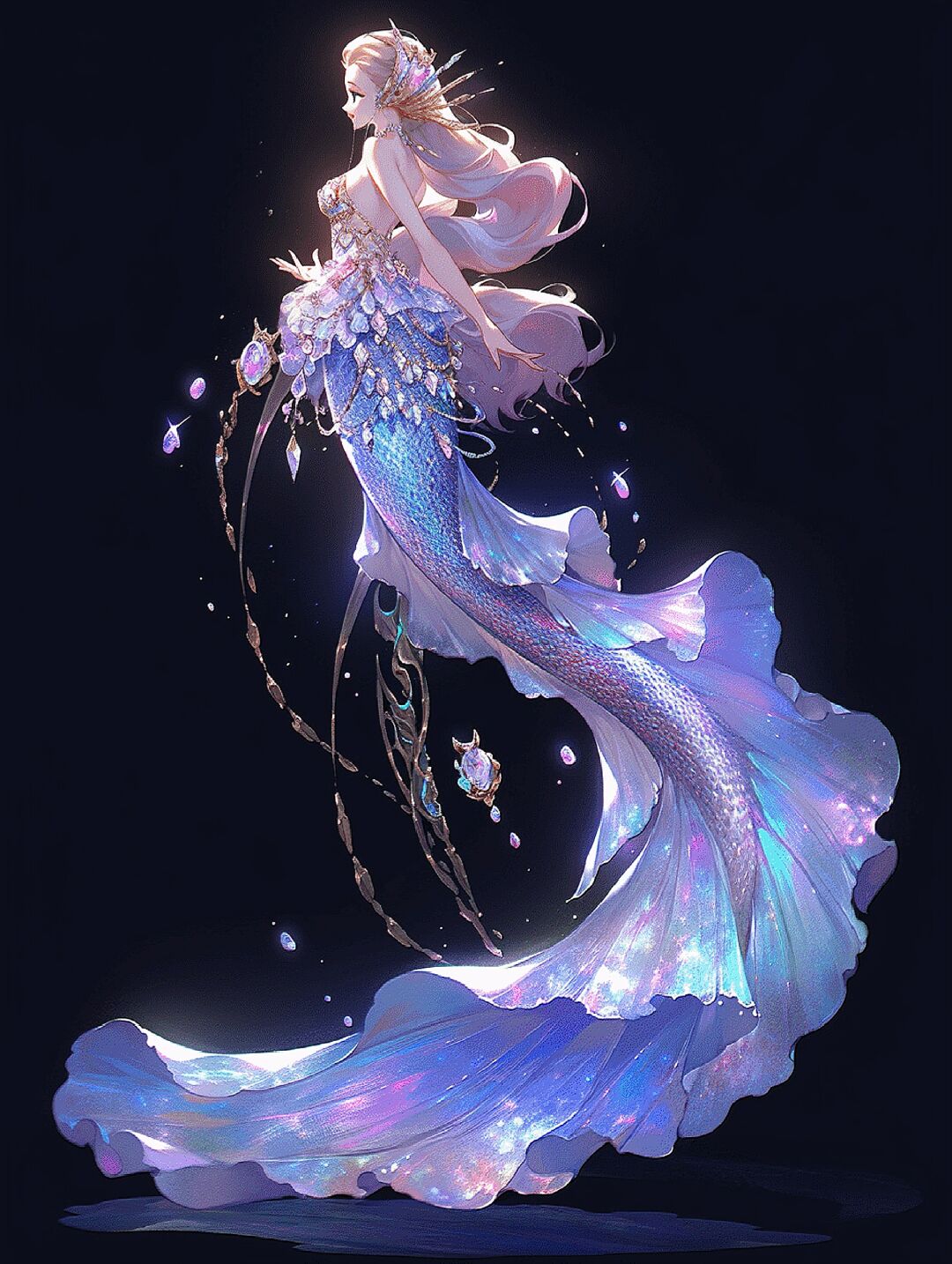 曾经有一个古老的传说,讲述着一种半人半鱼的美丽生物