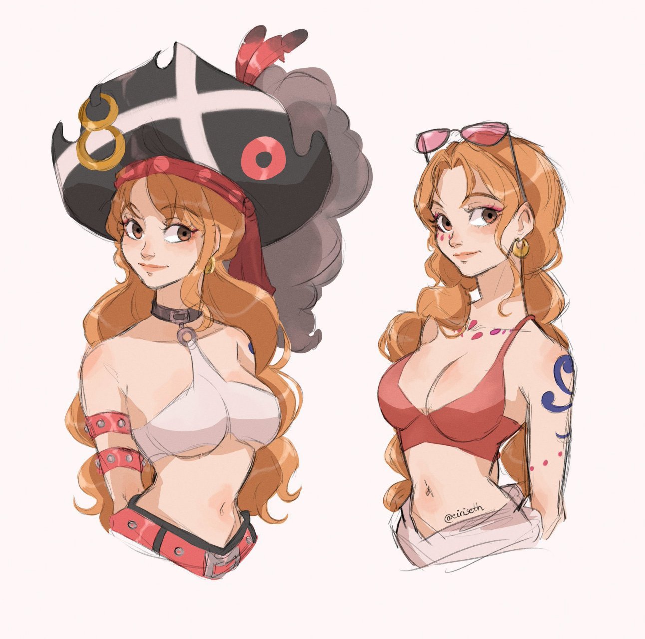 海贼王# 动漫图片分享(娜美)