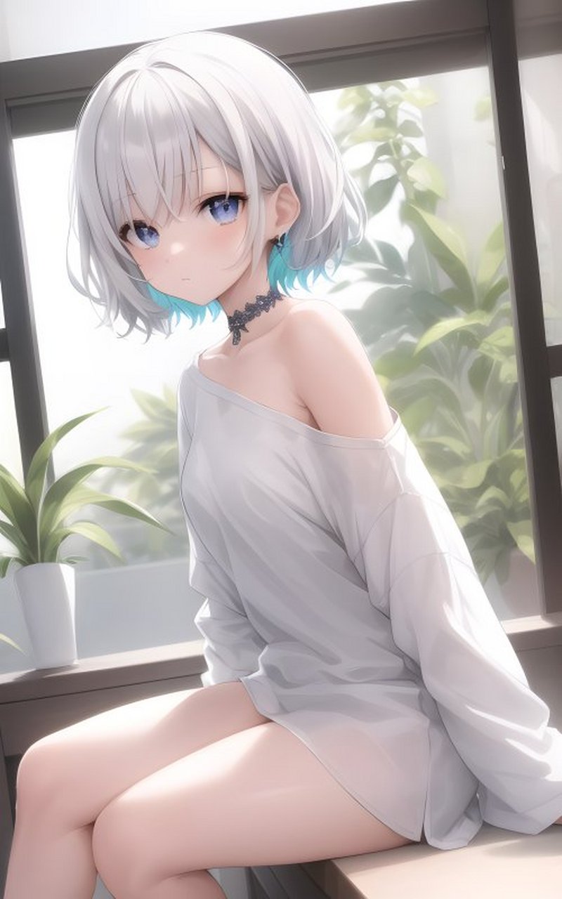 白毛萝莉#二次元