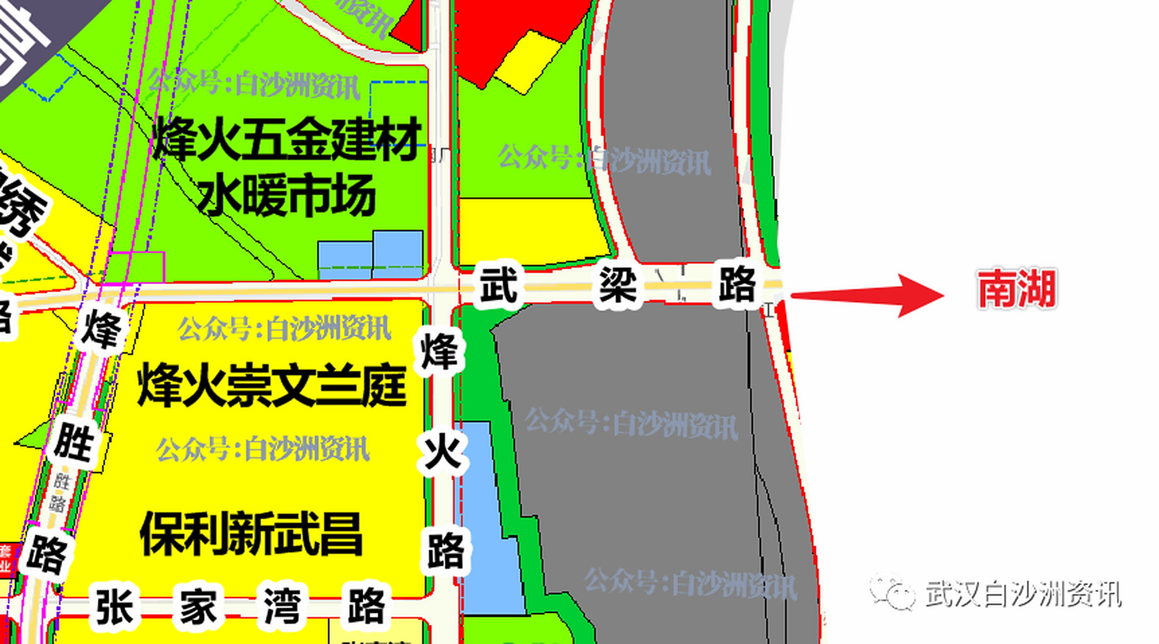 武汉头条# 白沙洲武梁路地下通道正式命名,明确6月份通车!