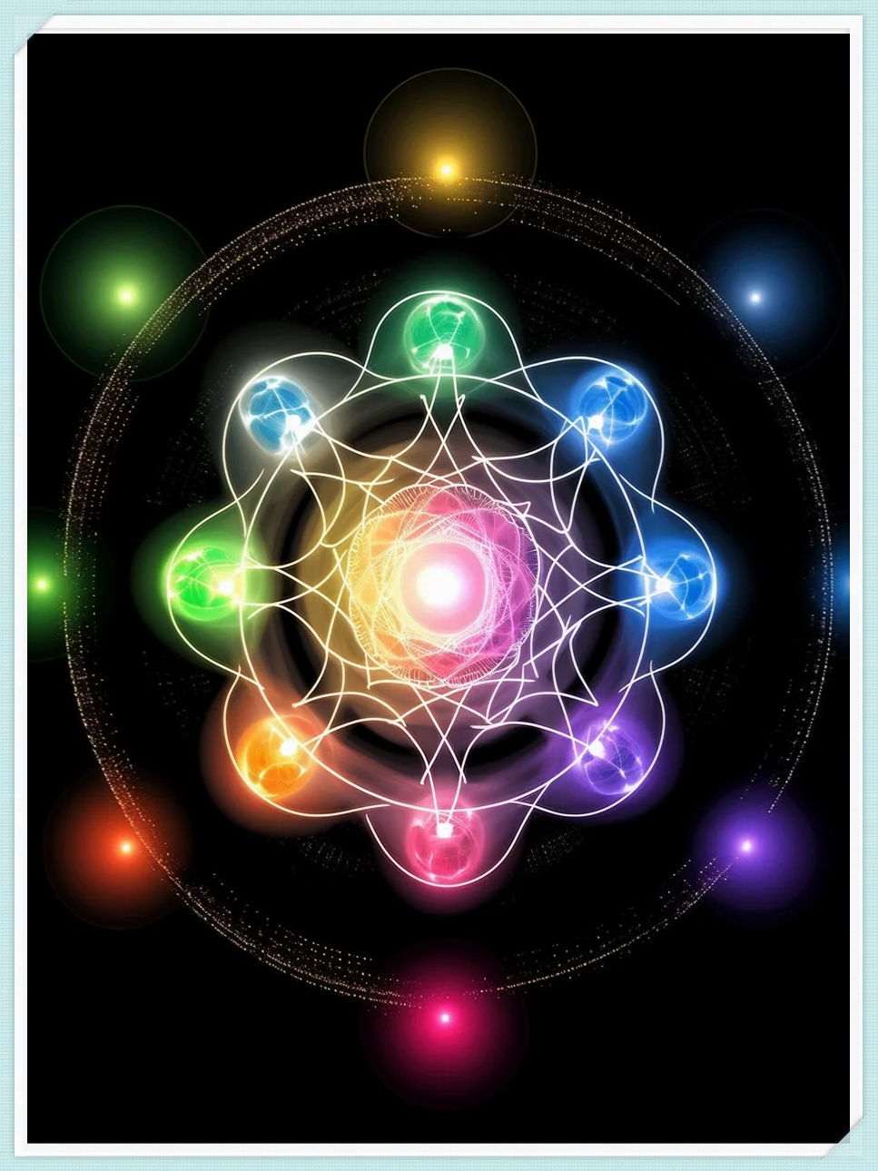 灵源之轮法阵,感知灵性存在与能量,净化和提升