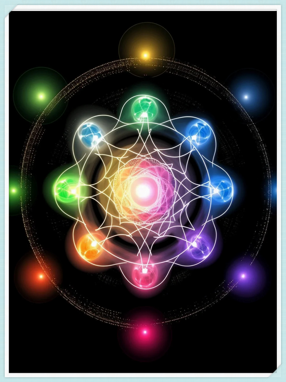 灵源之轮  灵源之轮法阵,感知灵性存在与能量,净化和提升灵性,融合