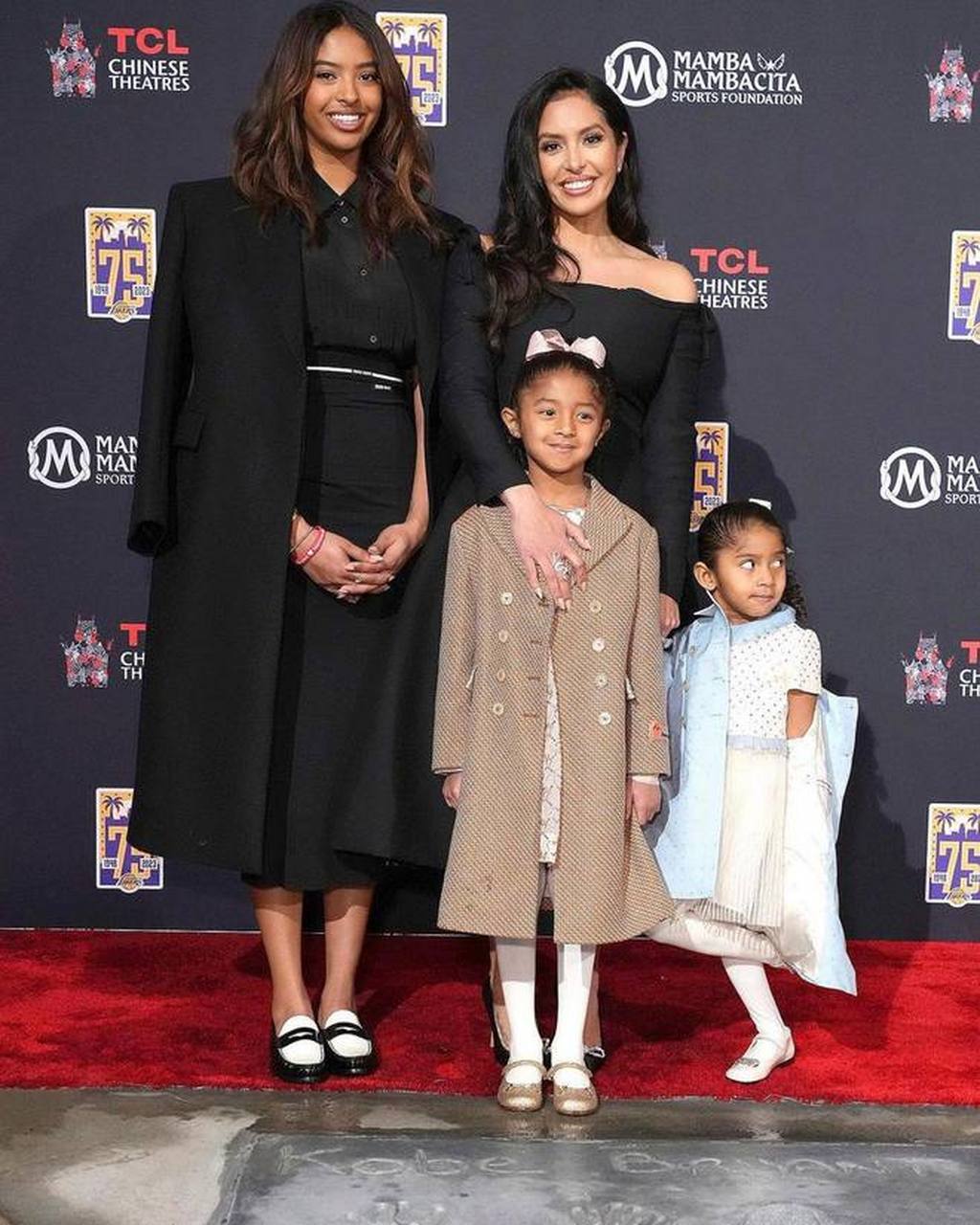 科比三女儿比安卡超像父亲,已经8岁的她五官变化很明显