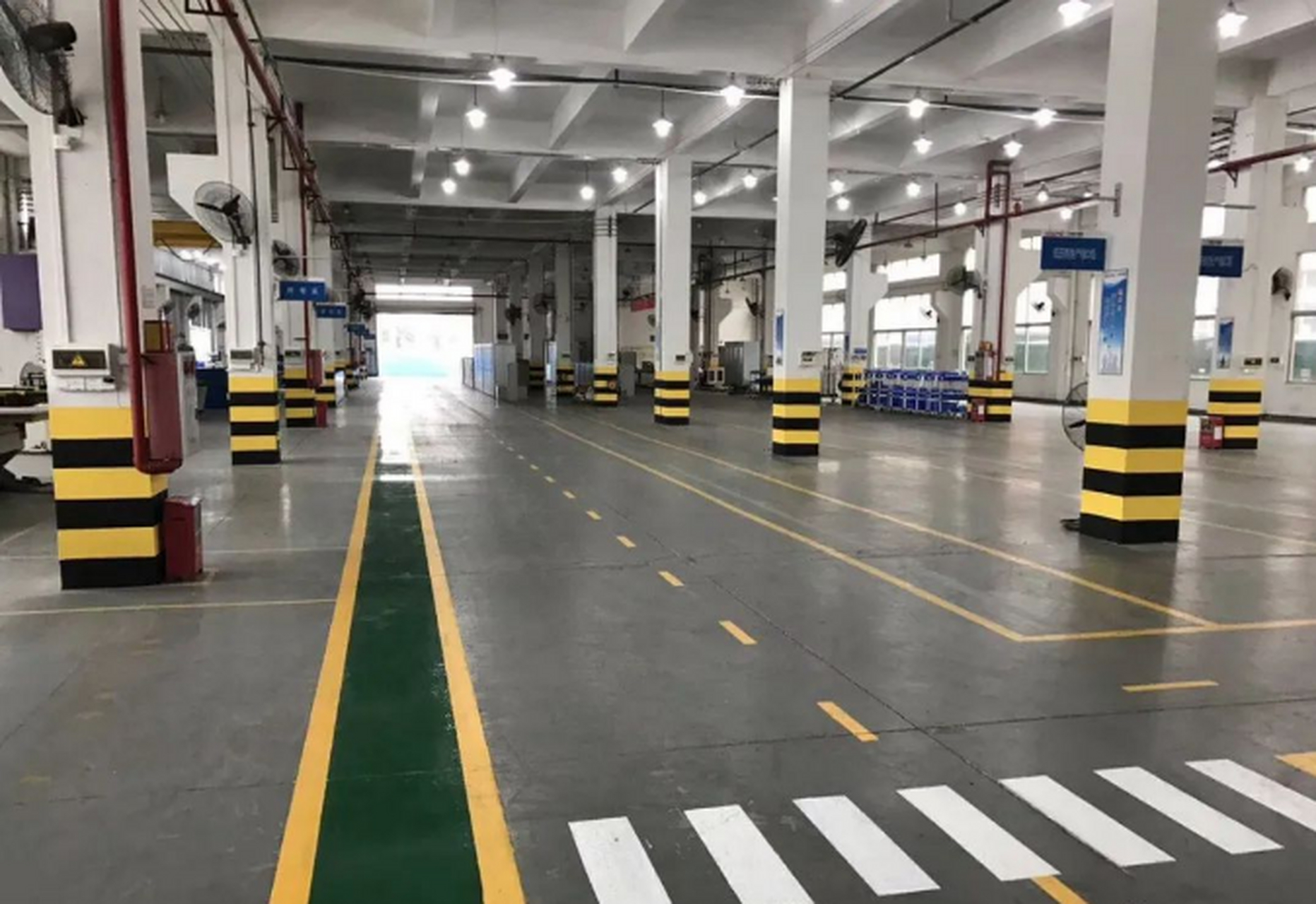 讲解 6s目视化之标识的基本认知-工厂标识-地面通道类  2.