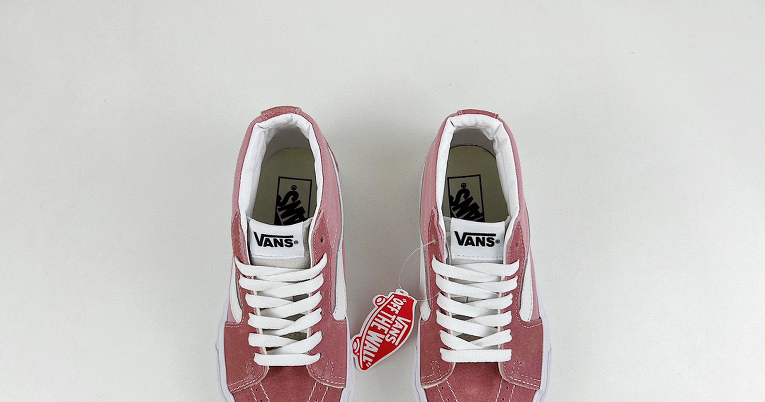 vans sk8-mid 樱花粉中帮