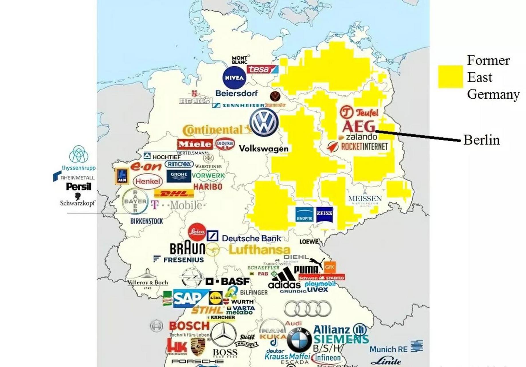 如果一战和二战德国没有损失大片土地,现在德国应该更加不得了.