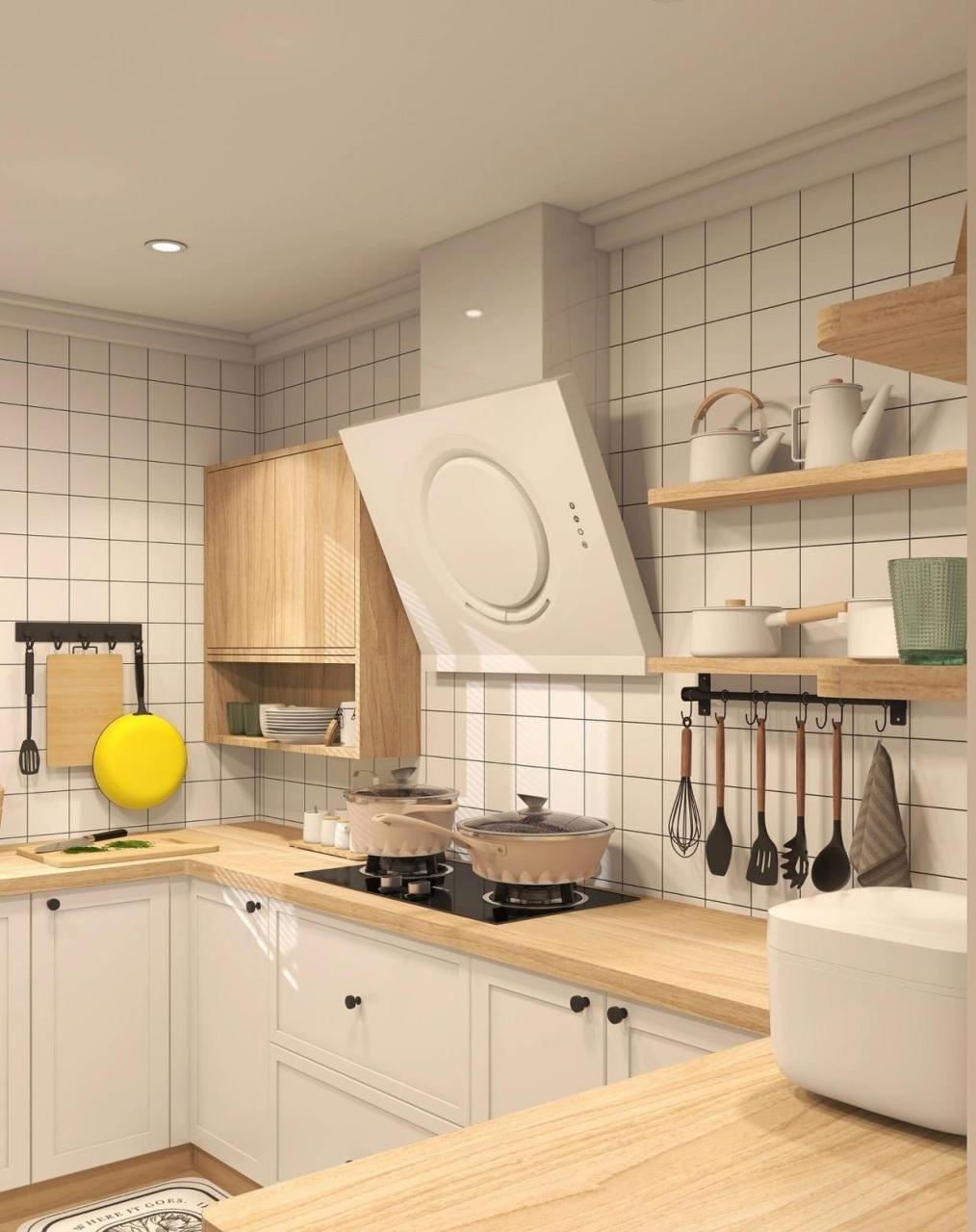 原木风厨房设计效果,好看舒适.  你喜欢这样的装修吗?喜欢点个赞吧.