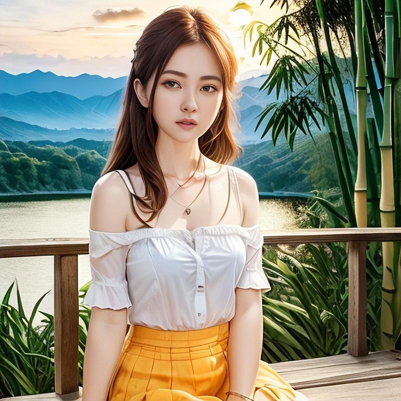 ai女神超真实写真,气质美女艺术照图集