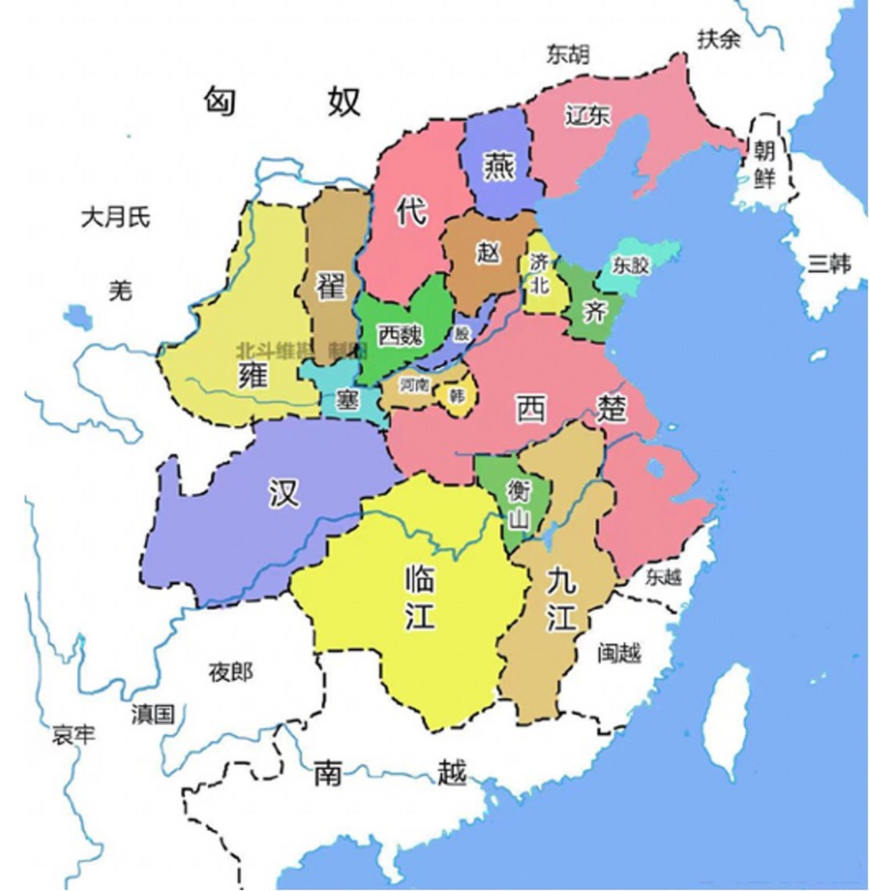 楚汉相争,项羽最后败给了刘邦.