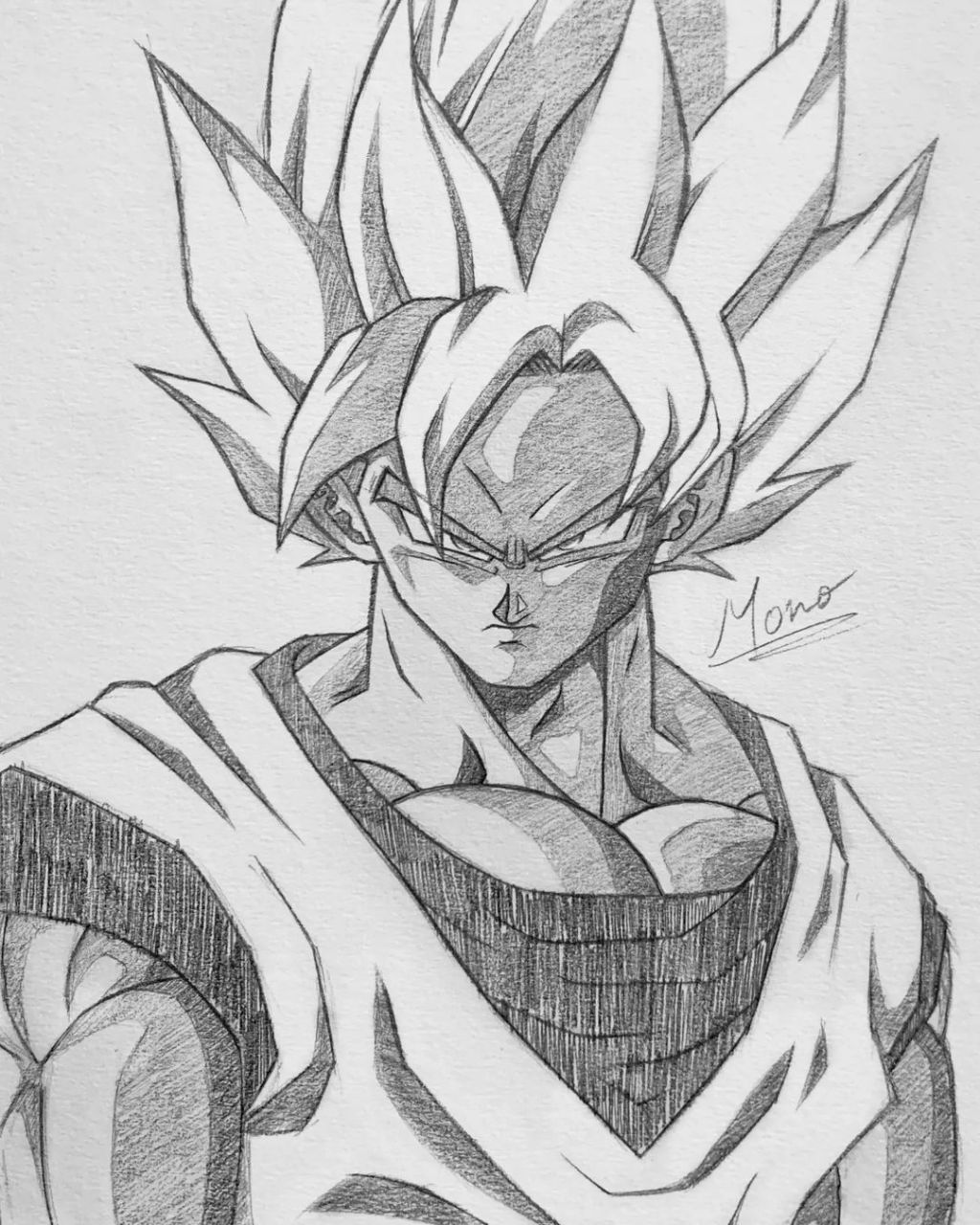 超级赛亚人孙悟空,这张图的还原度极高#二次元##动漫##龙珠