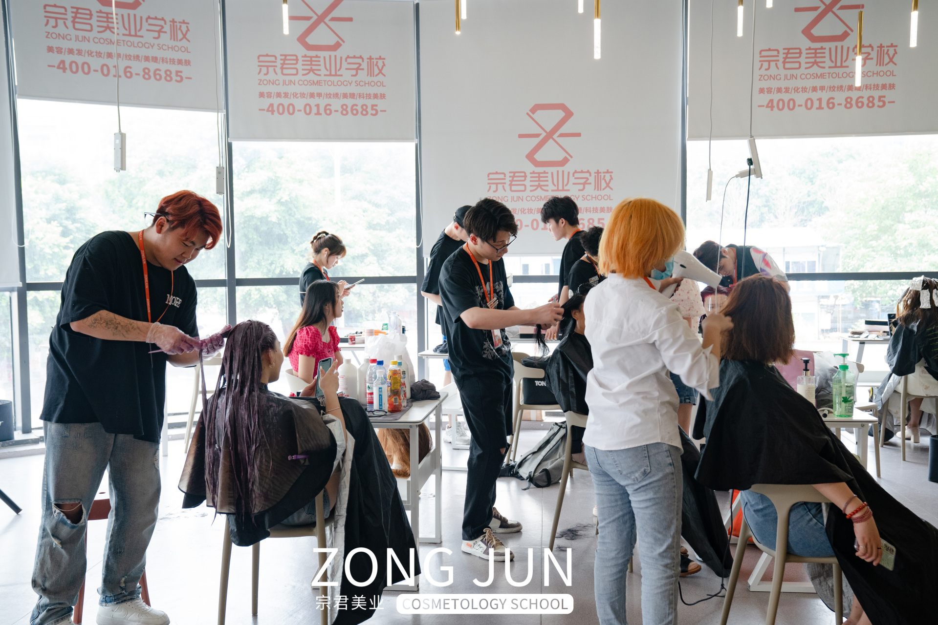 重庆美发培训学校上课实操分享:用实践检验技术#重庆美容美发学校