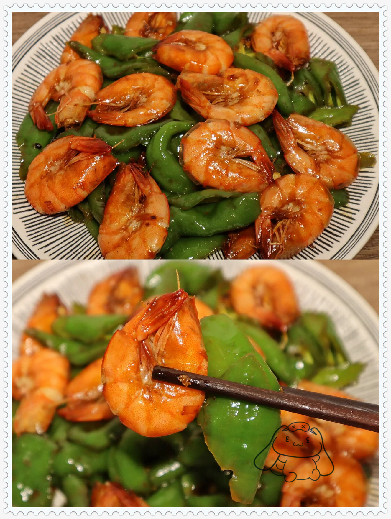 烹饪方法:首先热油炒香葱姜末,接着下入虾炒至变色,加入一勺料酒和一