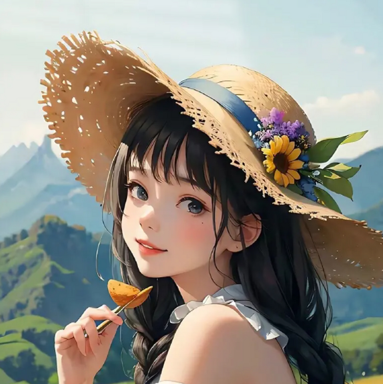 阳光治愈女生头像