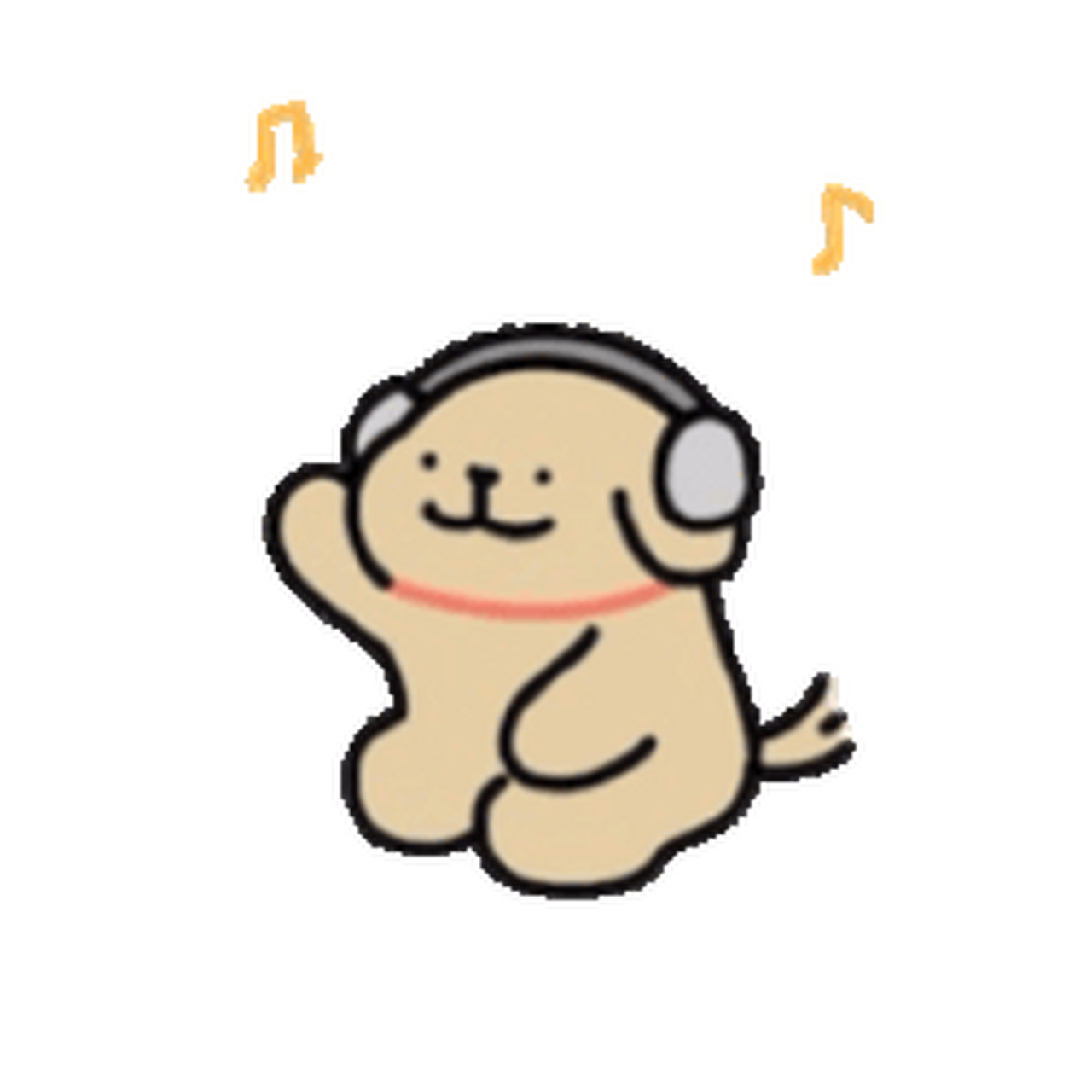 线条小狗表情包