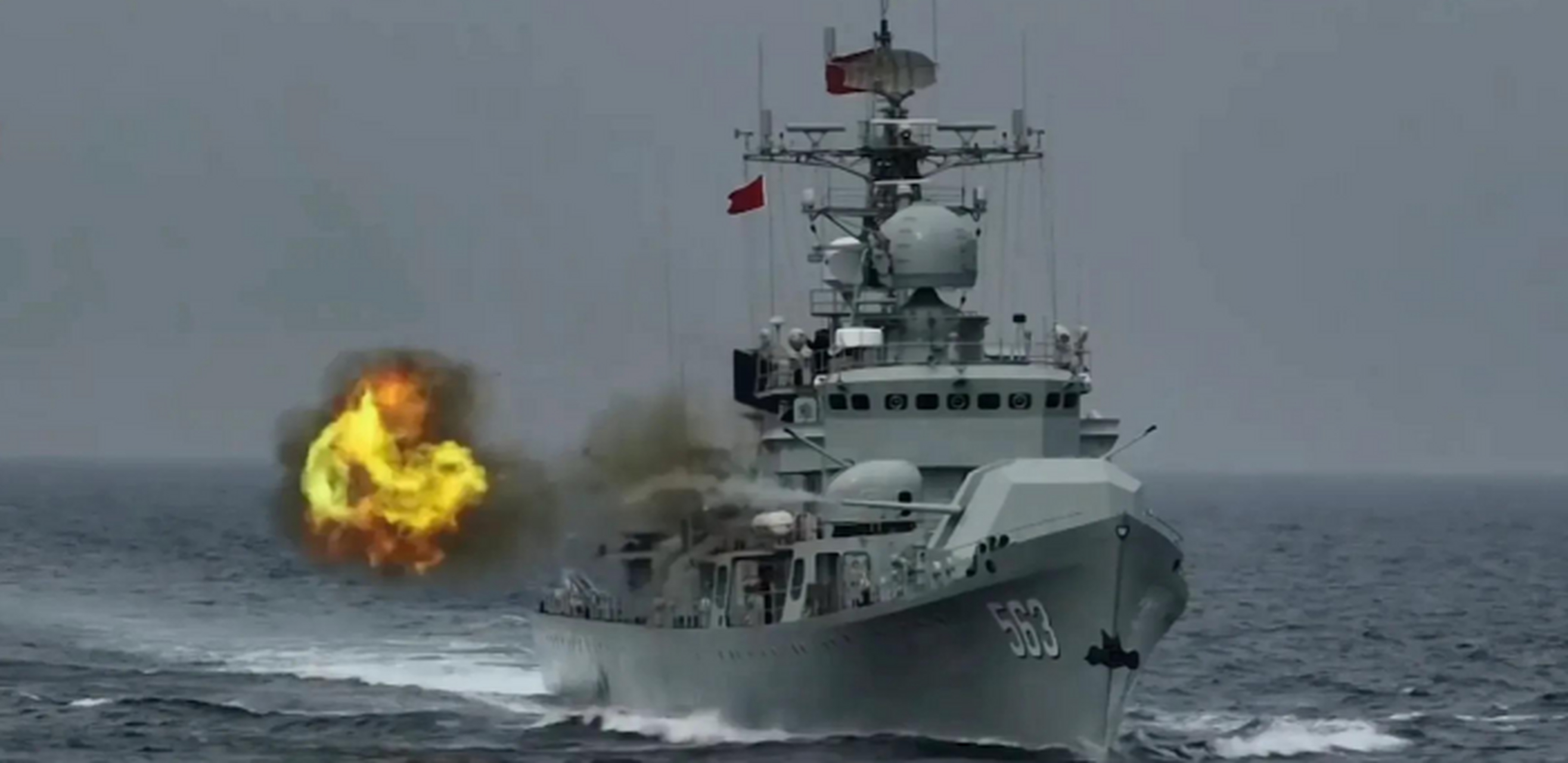 海军除053h3型护卫舰外,还有2艘053h1g型在役,但已转型为训练舰,在