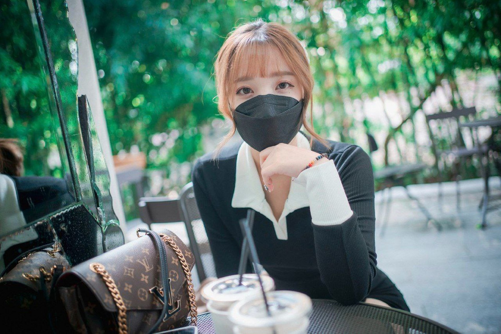 一个戴口罩的小姐姐.#美女写真