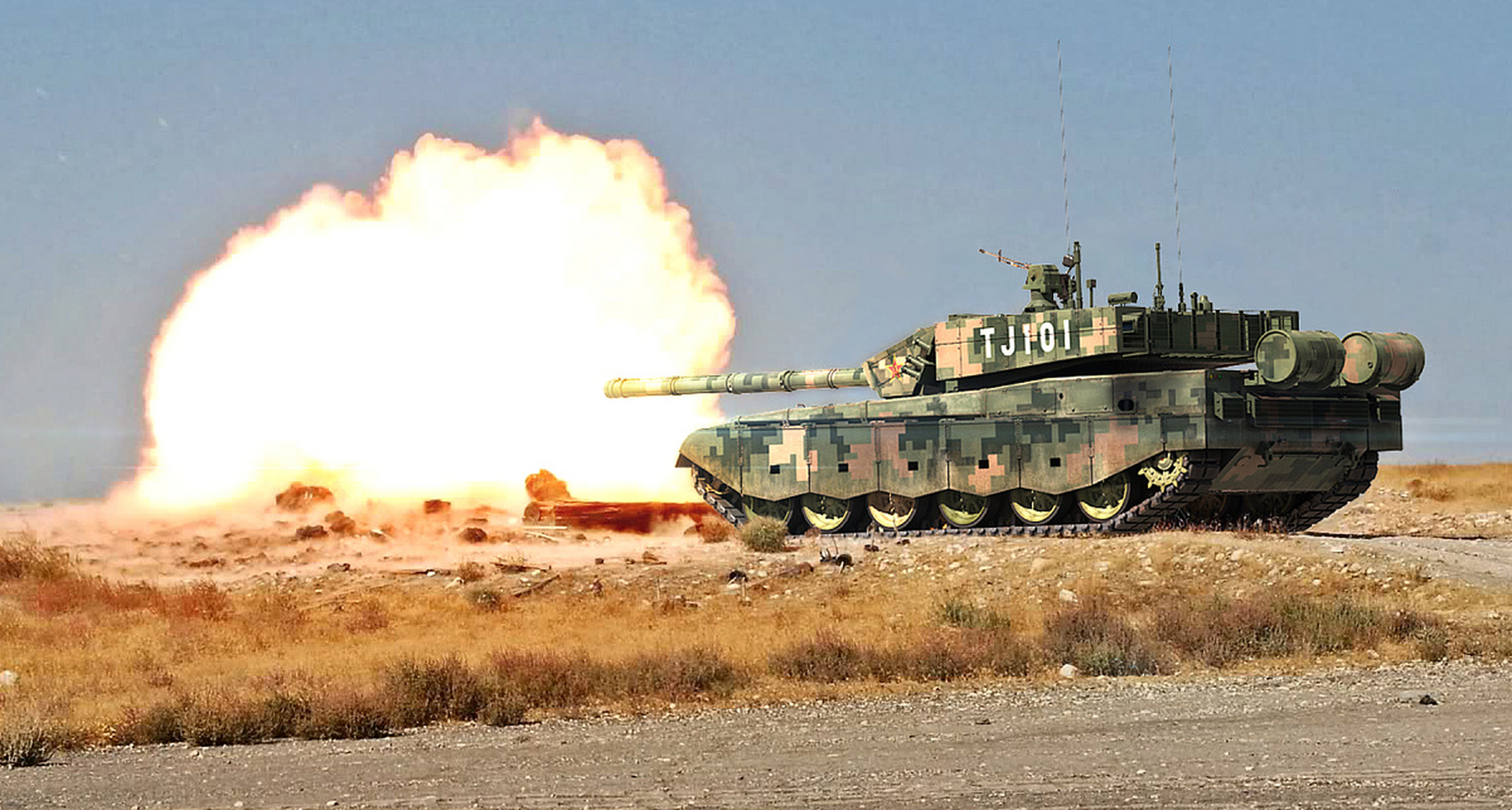 中国人民解放军的骄傲:99式主战坦克!