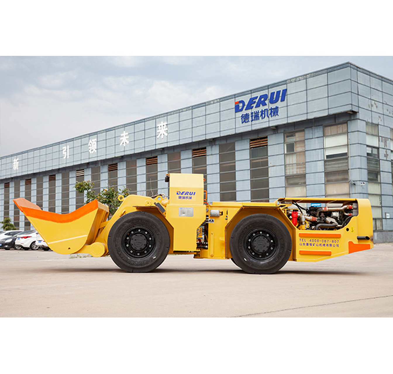 山东德瑞内燃铲运机不同于装载机的点在哪?