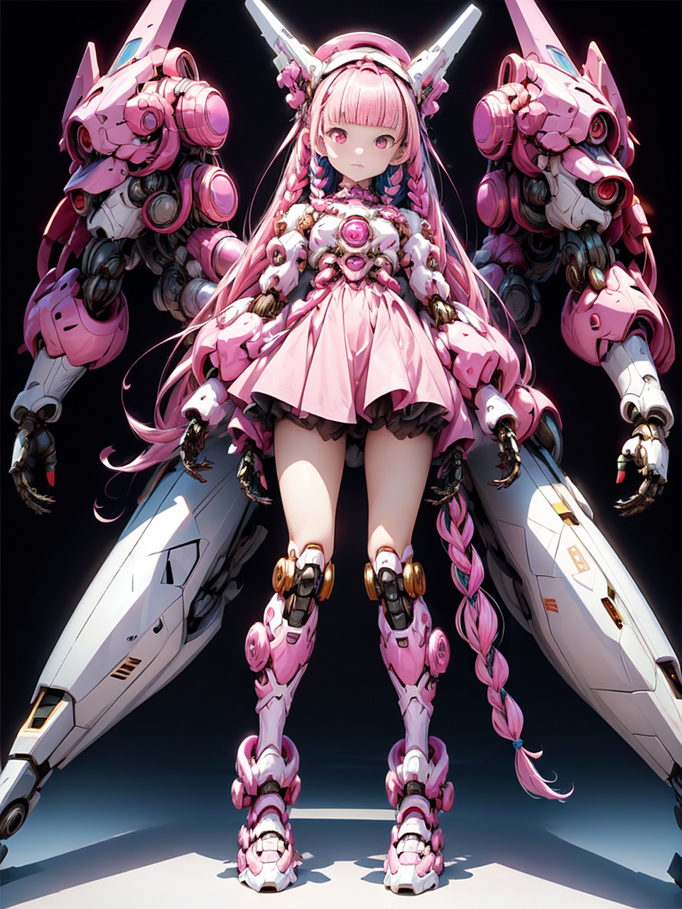 炫酷美少女舞动烽火 #二次元美少女# #机甲少女# #二次元机甲少女美图