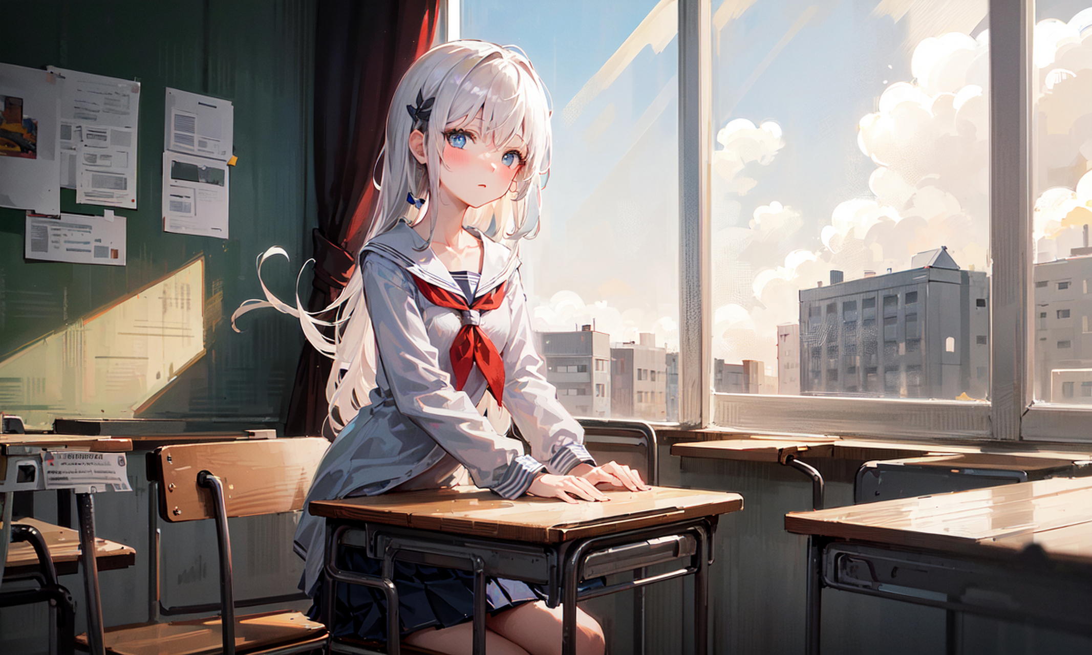 校园中的邂逅[期待][滑稽] #二次元美图##二次元