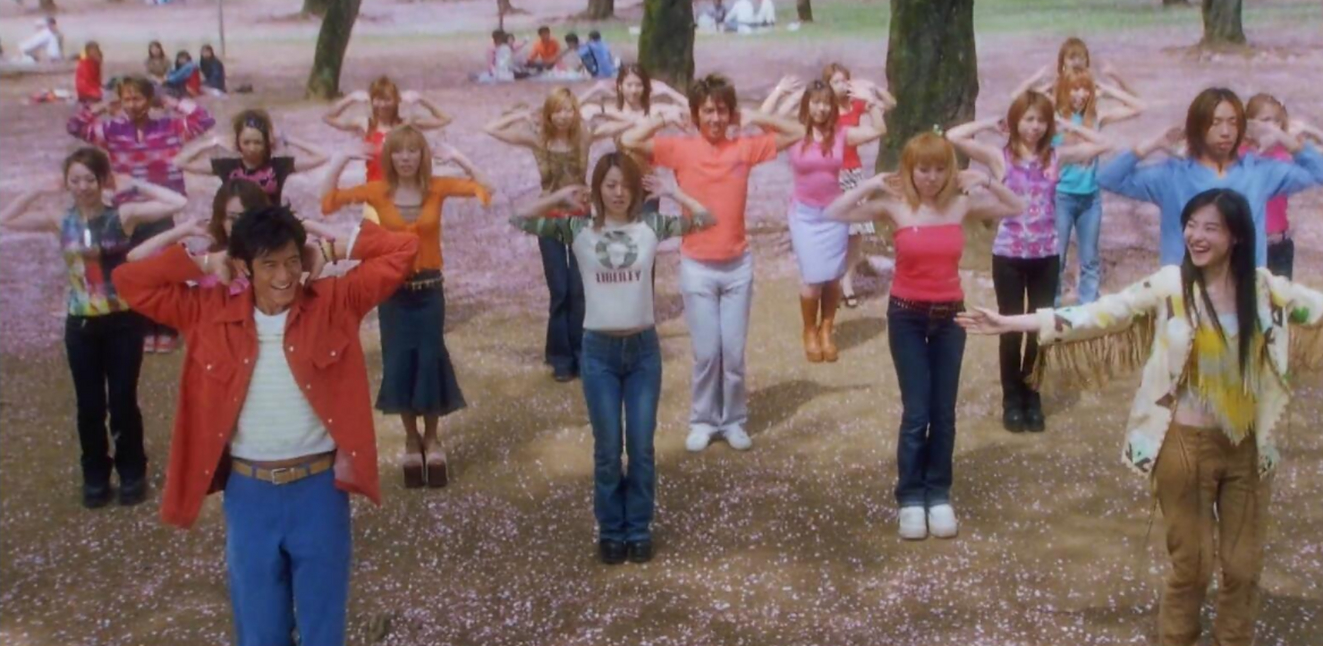 《para para sakura》郭富城 2001年  如樱花盛开到落下,  像尾声短促