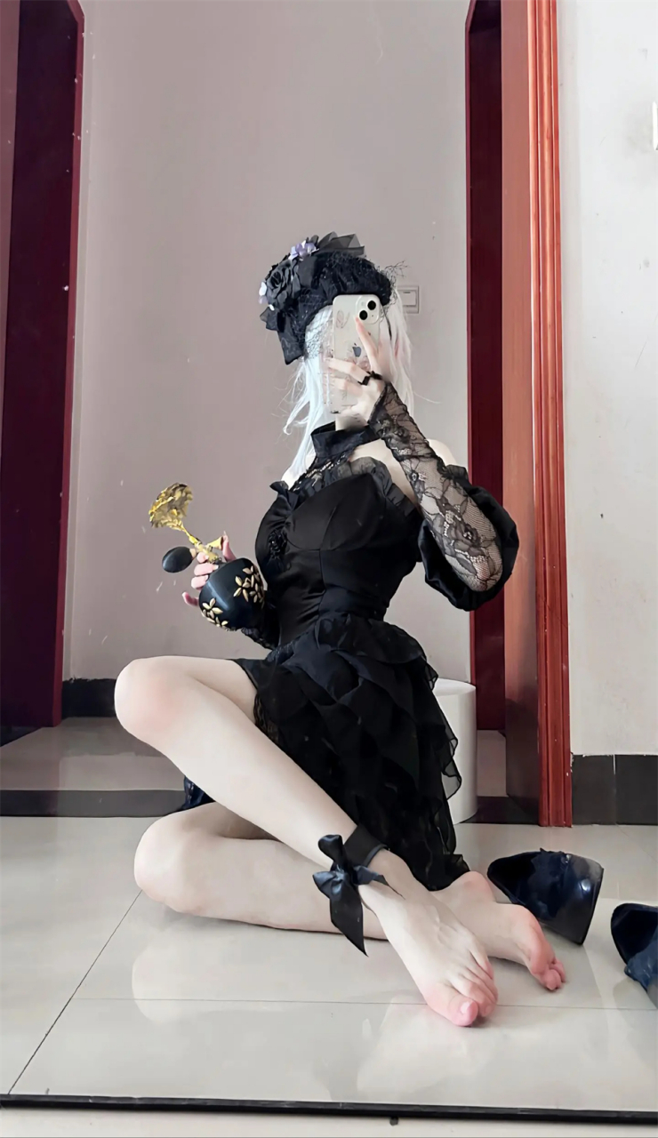 二次元cos# #美腿玉足# #大长腿美女