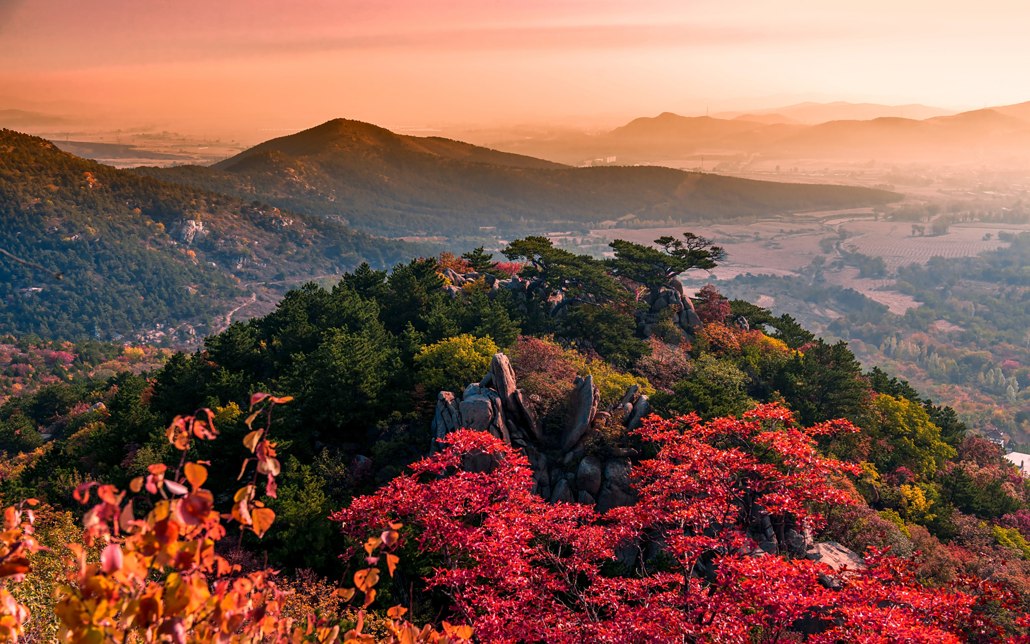 网红打卡地辽宁杠杠滴# 【海棠山秋色】#美好辽宁欢迎您#  摄影