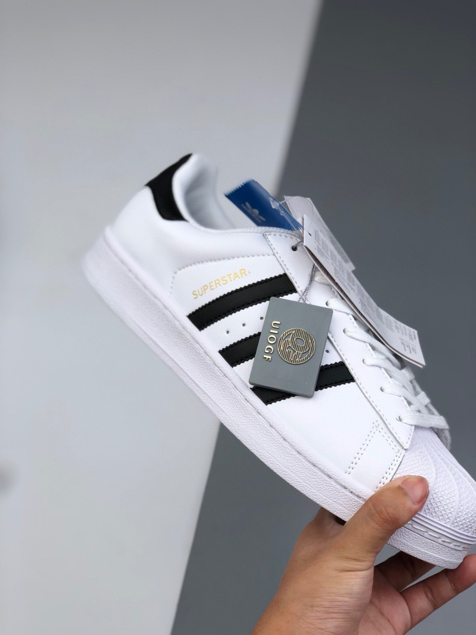 经典爆款  阿迪达斯 adidas superstar 三叶草金标贝壳头运动休闲板鞋
