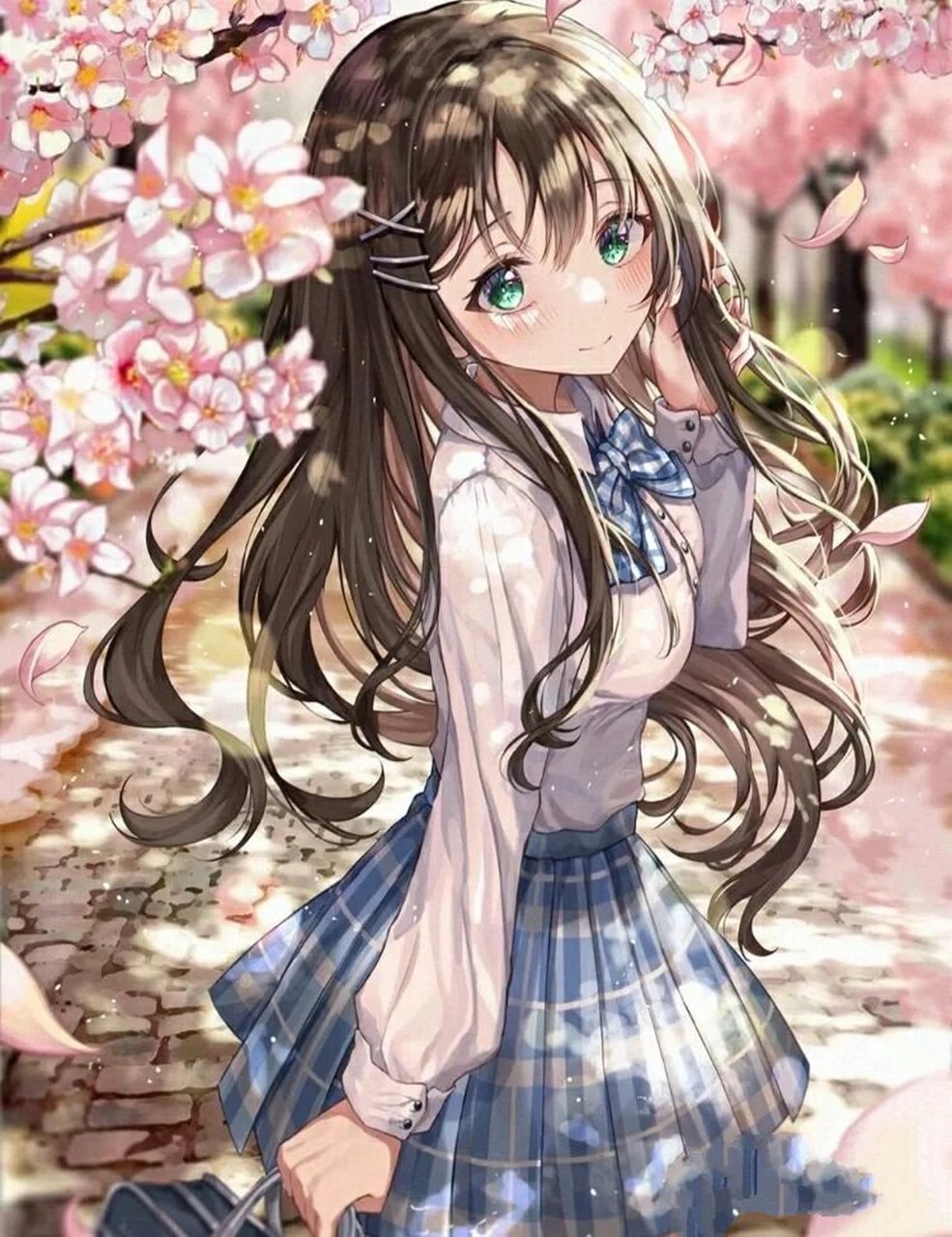 学生系二次元动漫头像女